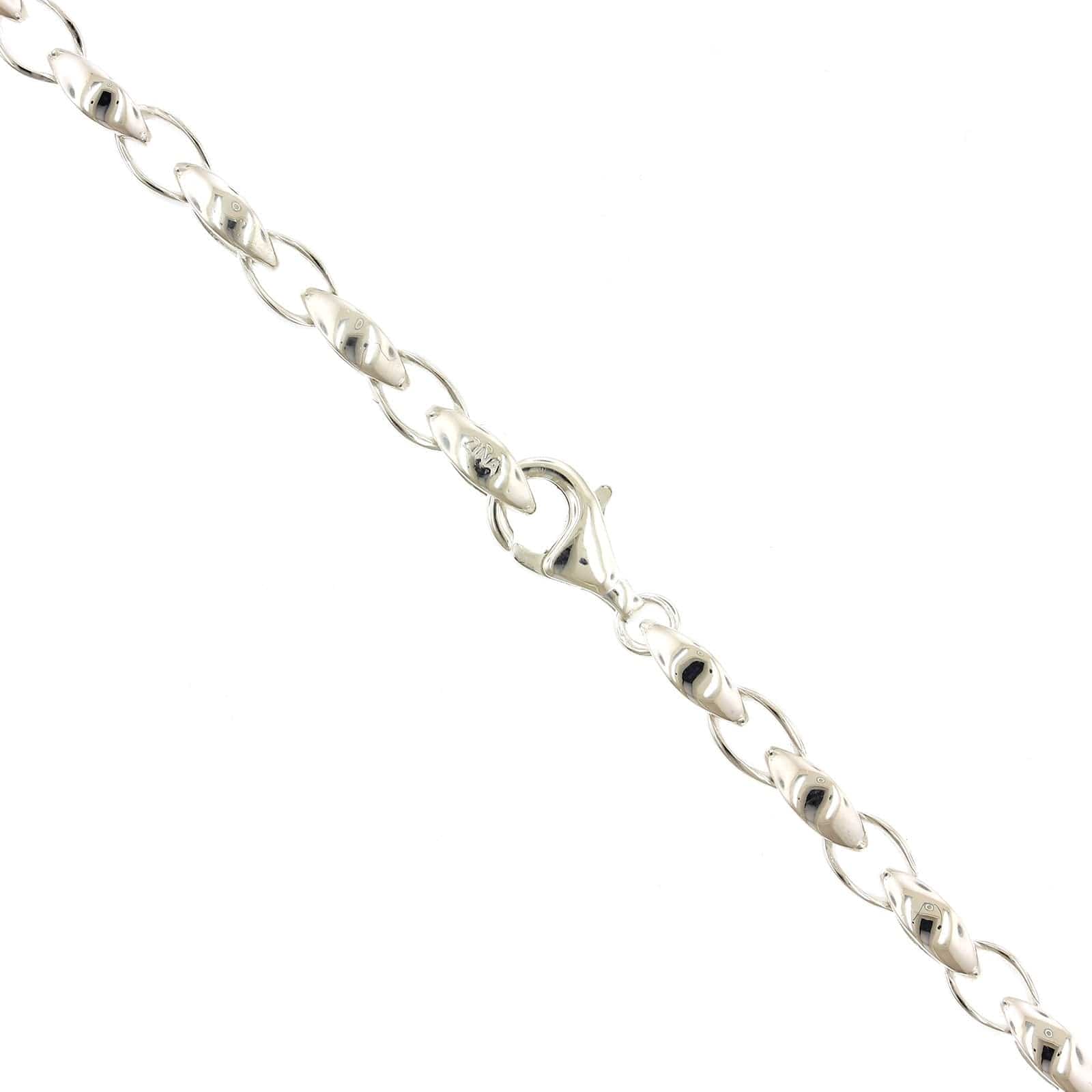 Sterling Silver Silken Link Necklace - Image 2