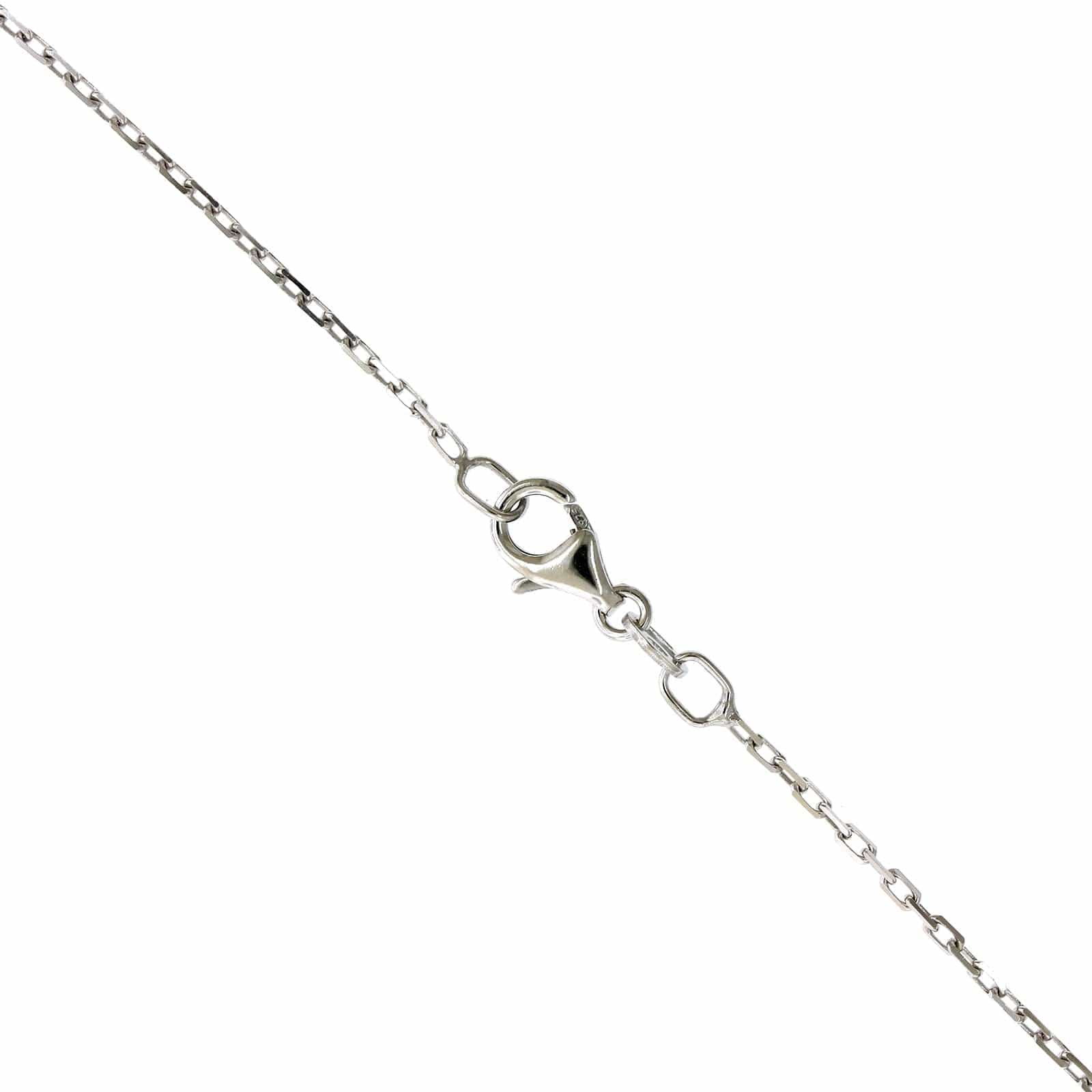 Sterling Silver Bevel Ends Cross Pendant - Image 3