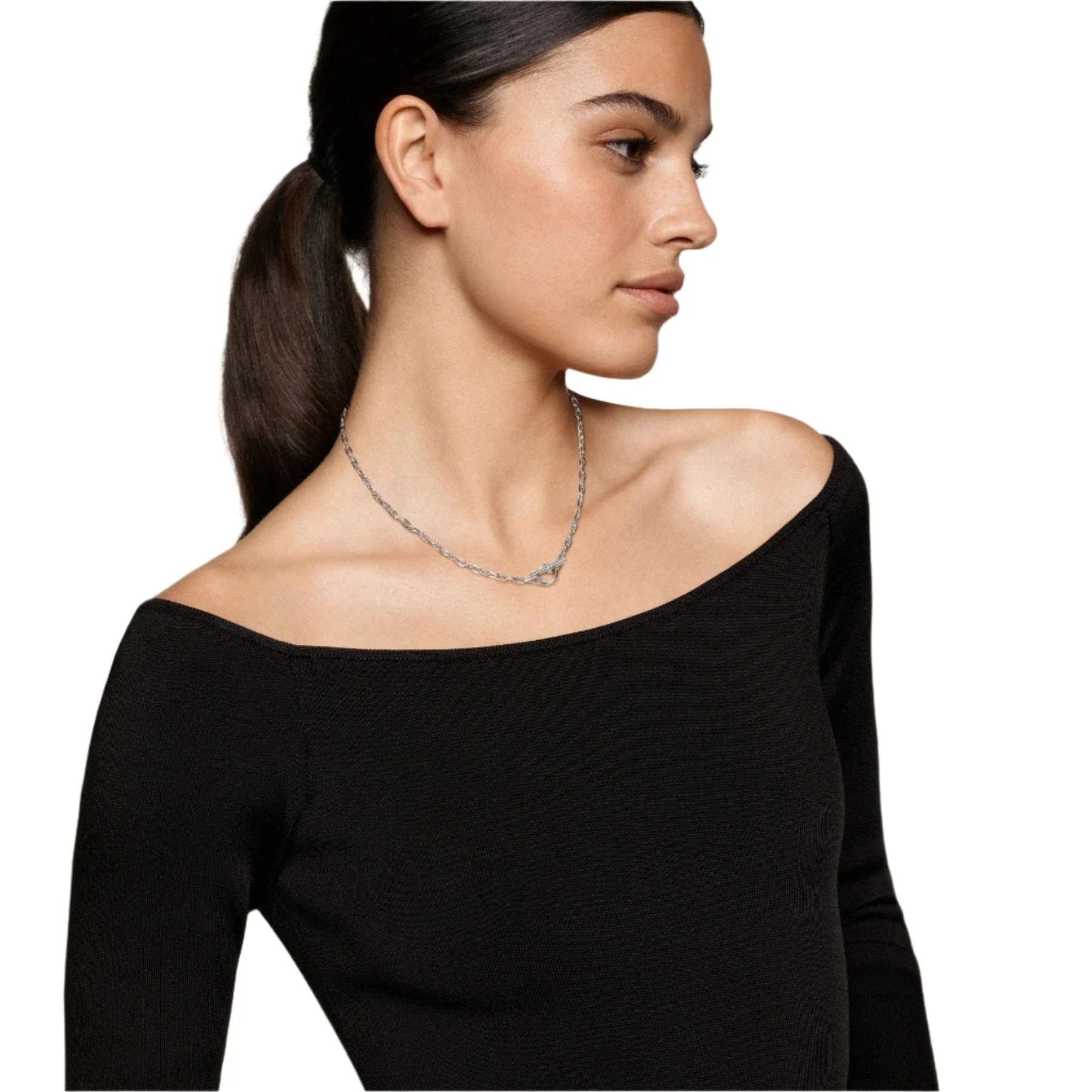 DY Madison® Toggle Chain Necklace Sterling Silver, 3mm - Image 3