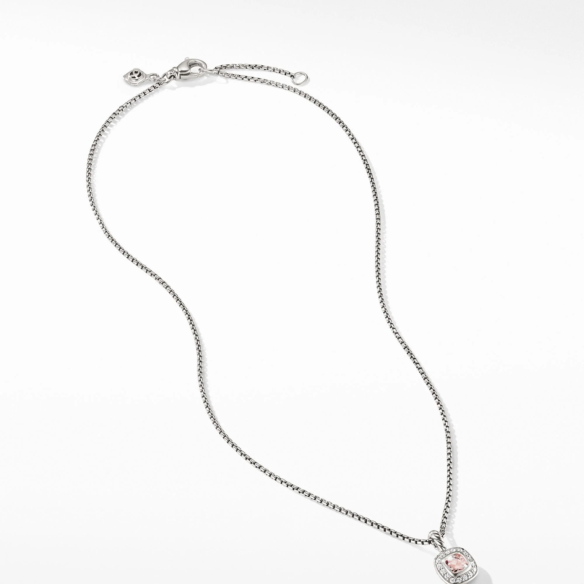 Albion® Kids Necklace with Morganite and Diamonds, 4mm - Image 2