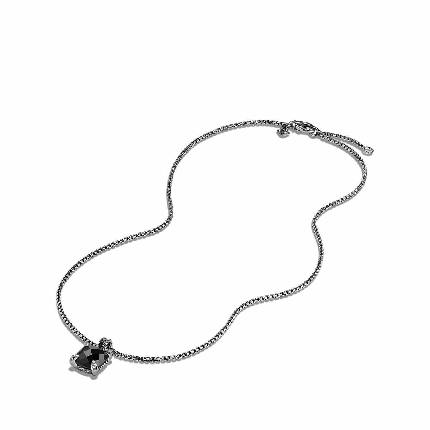 Pendant Necklace with Hampton Blue Topaz and Diamonds - Image 3