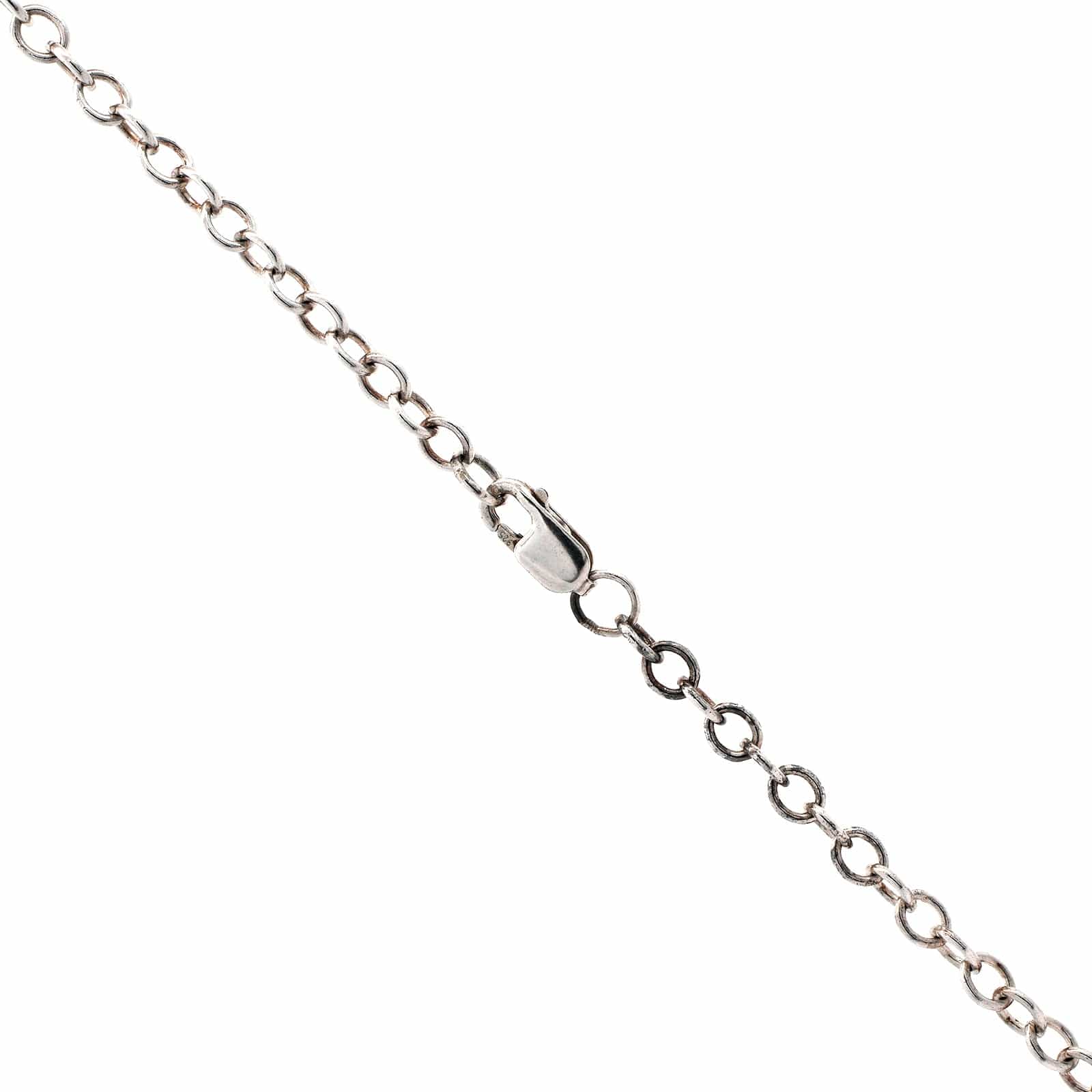 Sterling Silver Open Pendant Necklace - Image 3