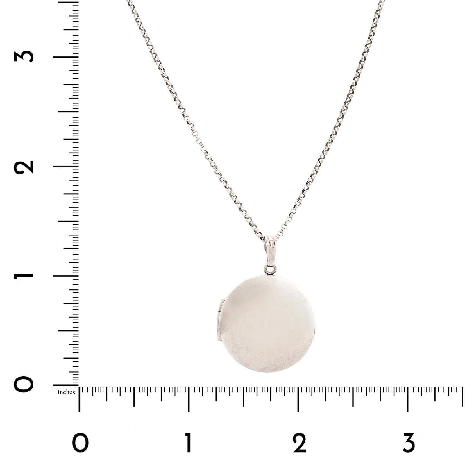 Sterling Silver Round Locket - Image 5
