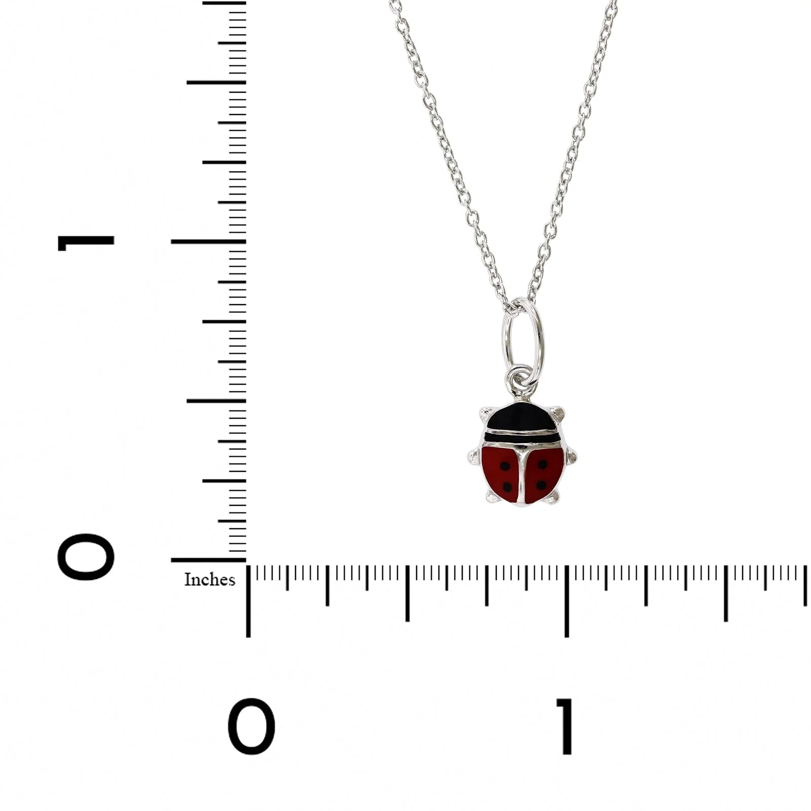 Sterling Silver Ladybug Pendant - Image 4