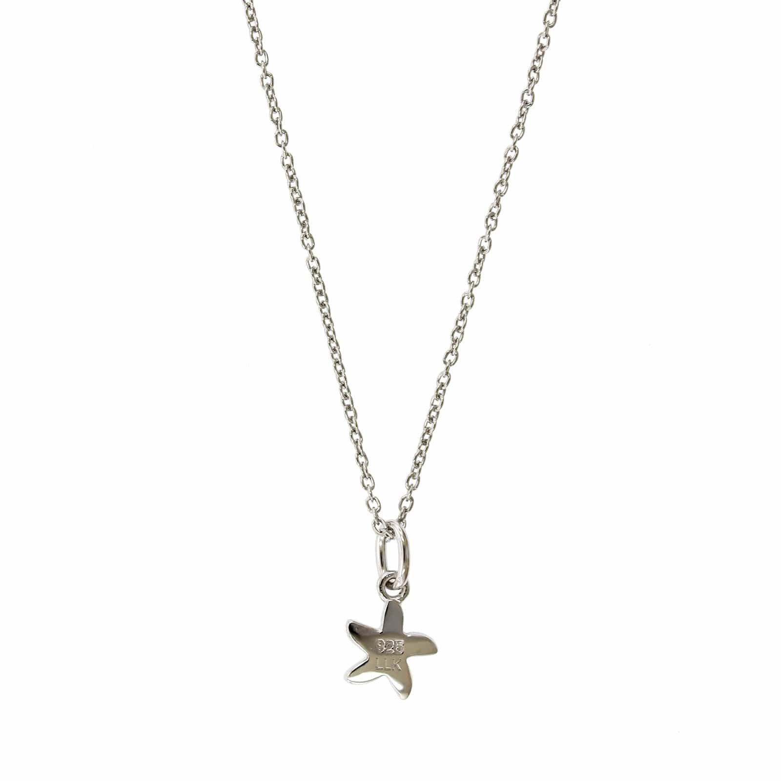 Sterling Silver Starfish Flower Pendant - Image 2