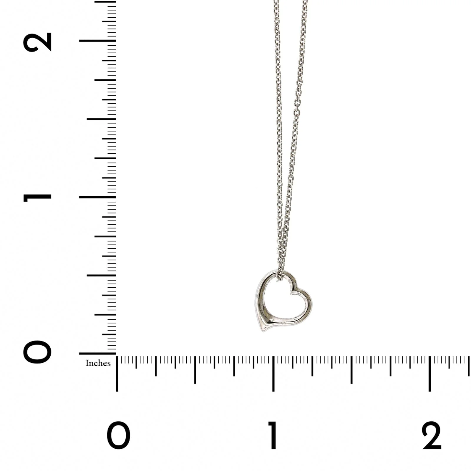 Sterling Silver 10mm Heart Pendant - Image 3