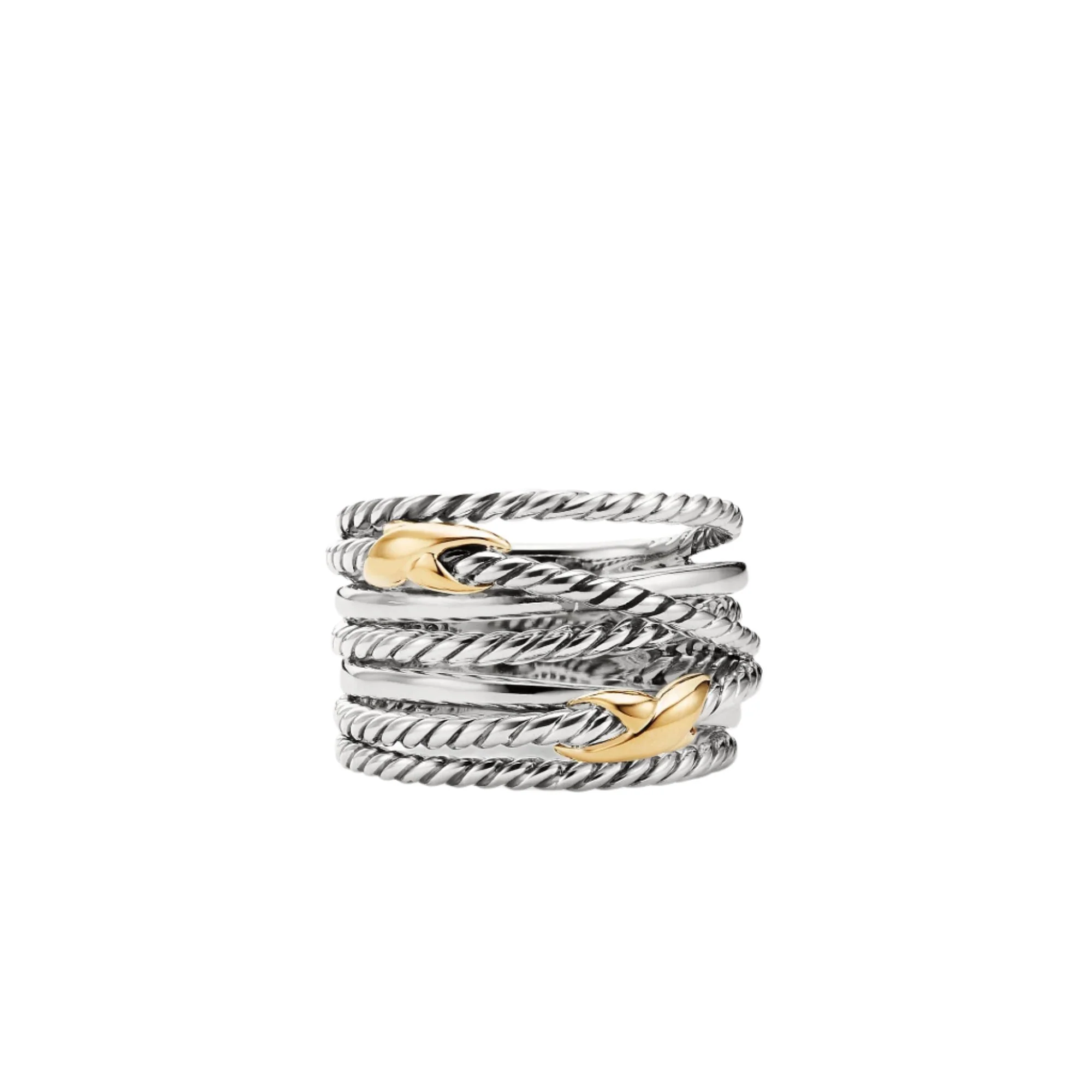 Double X Crossover Ring - Image 3
