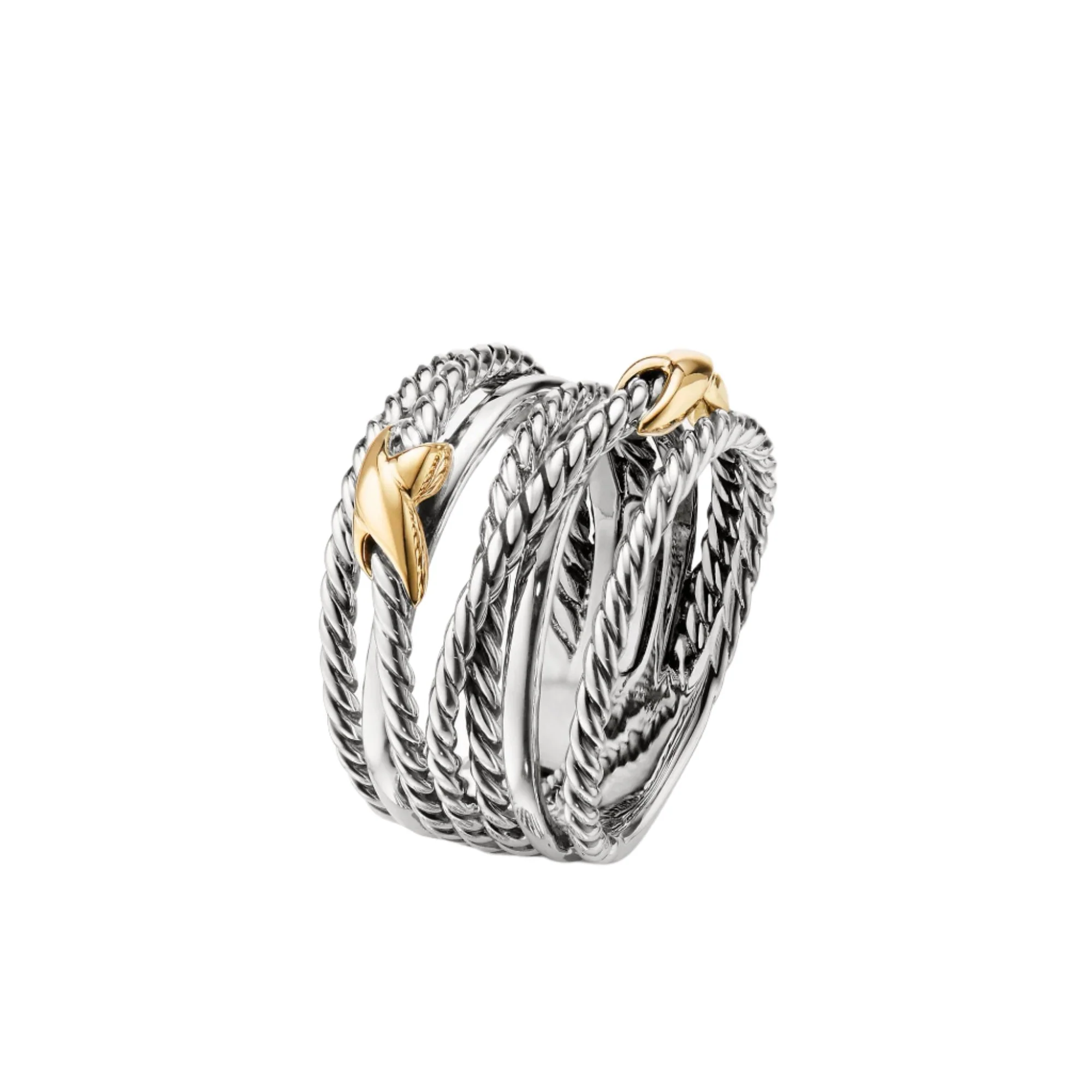 Double X Crossover Ring - Image 4