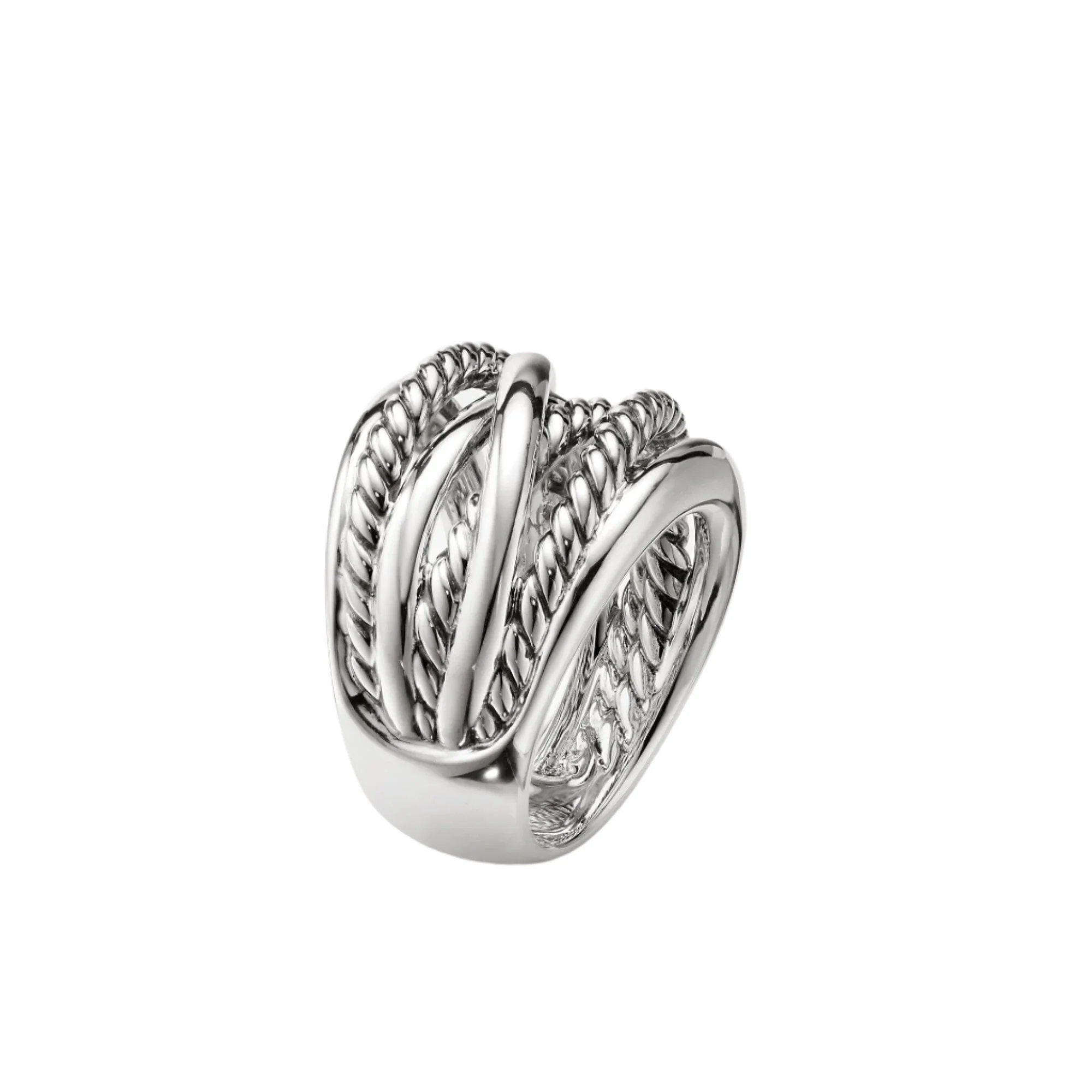 Crossover Wide Ring - Image 4