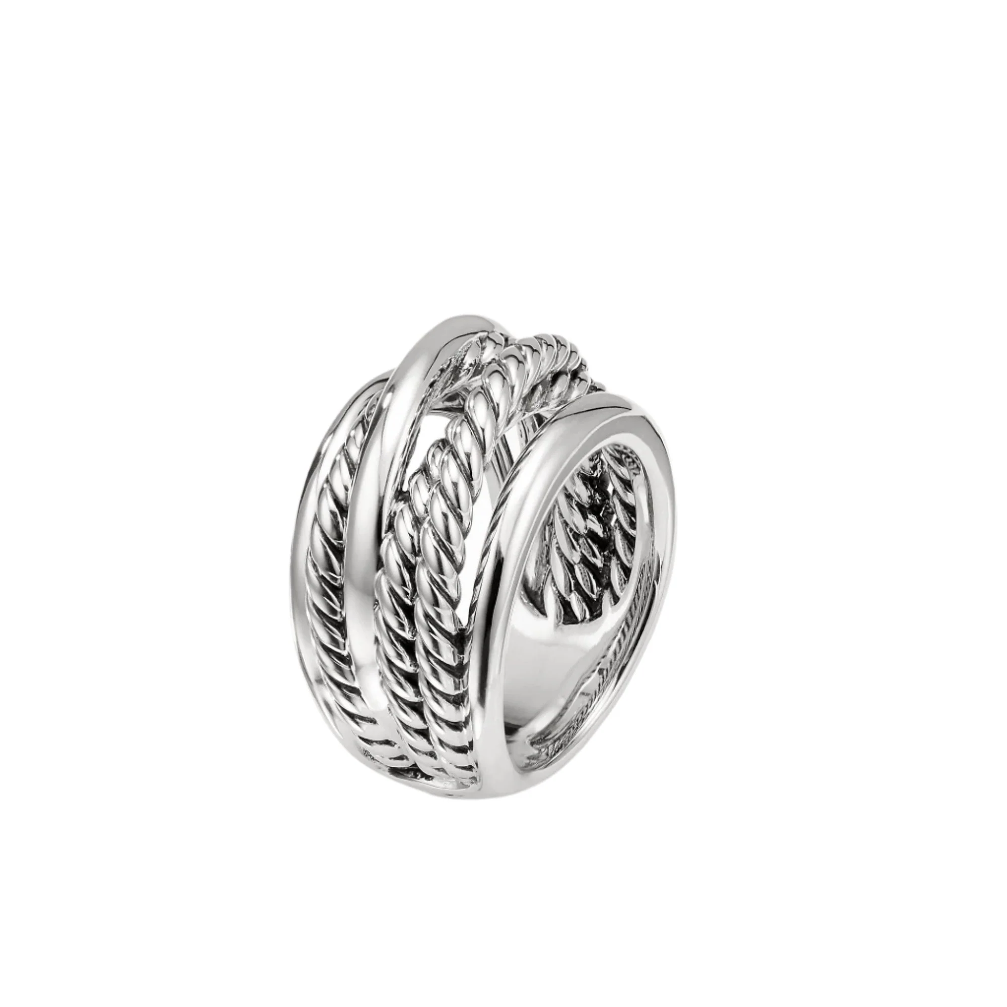 Crossover Narrow Ring - Image 4