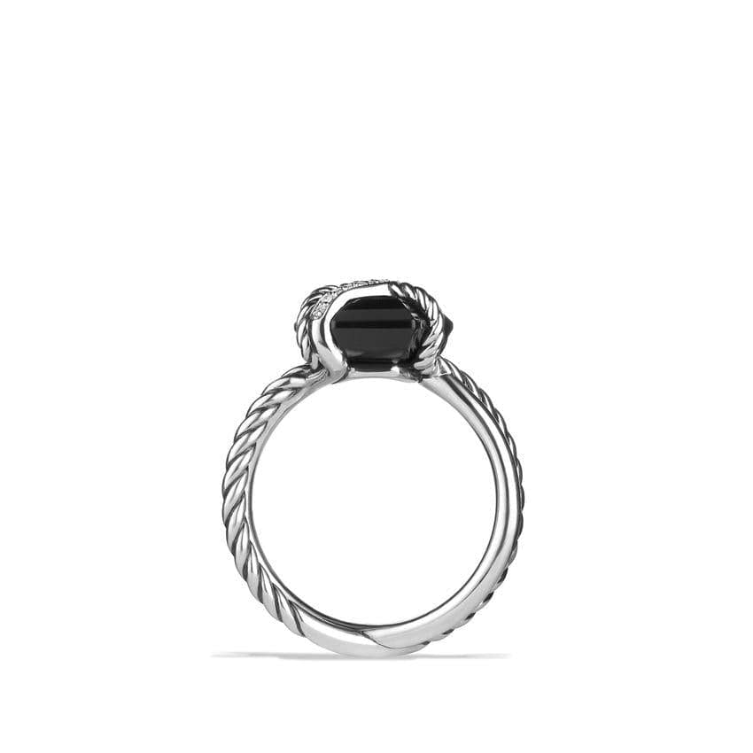 Ring with Black Onyx and Diamonds - Image 5