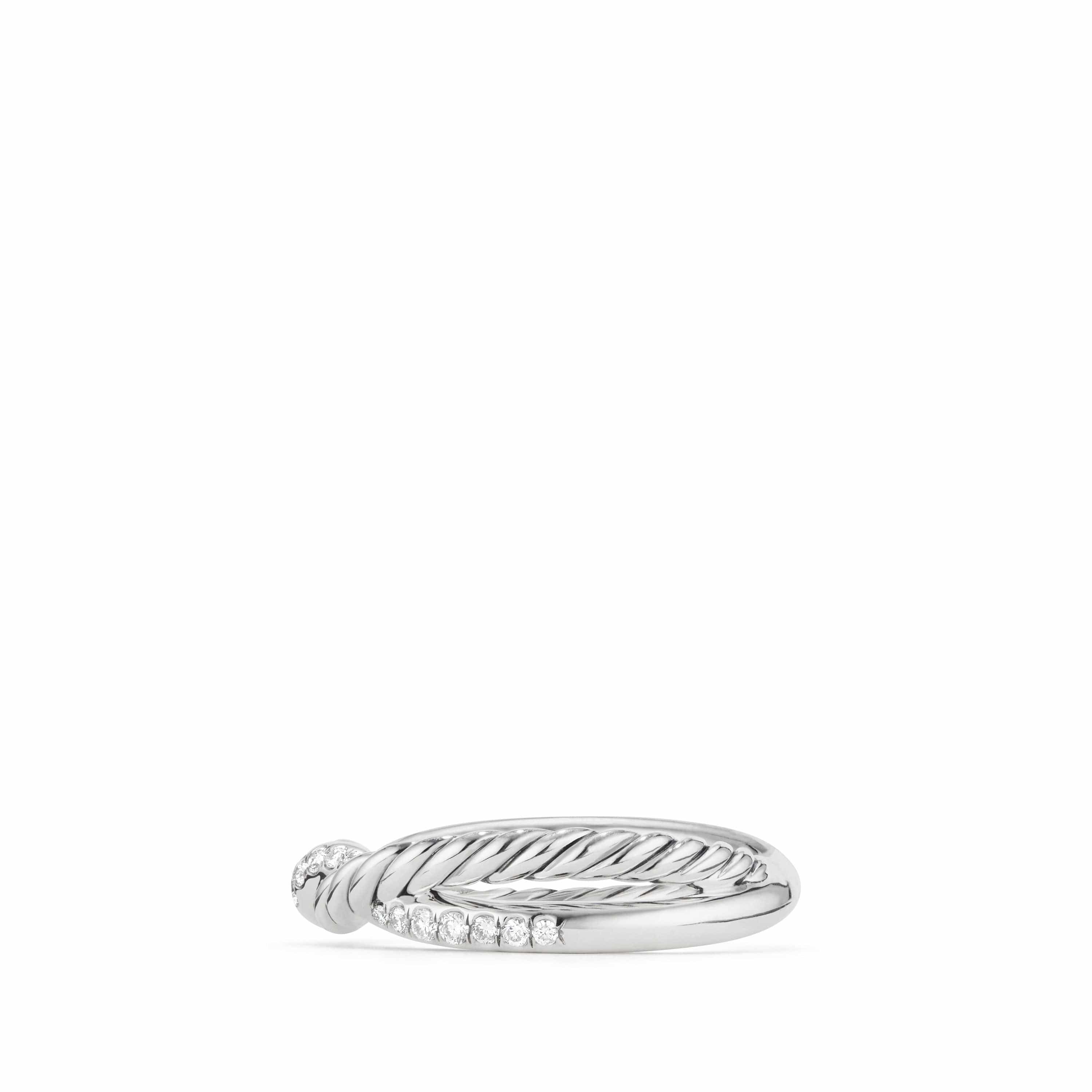 Continuance Twist Ring with Diamonds - Image 3