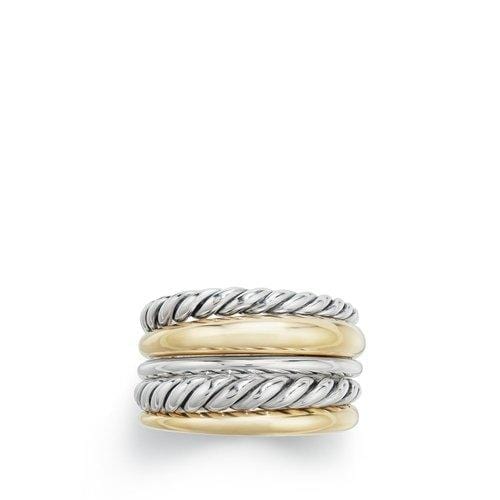 Pure Form® Wide Ring with 18K Gold - Image 3