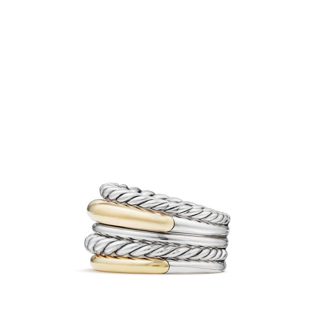 Pure Form® Wide Ring with 18K Gold - Image 3