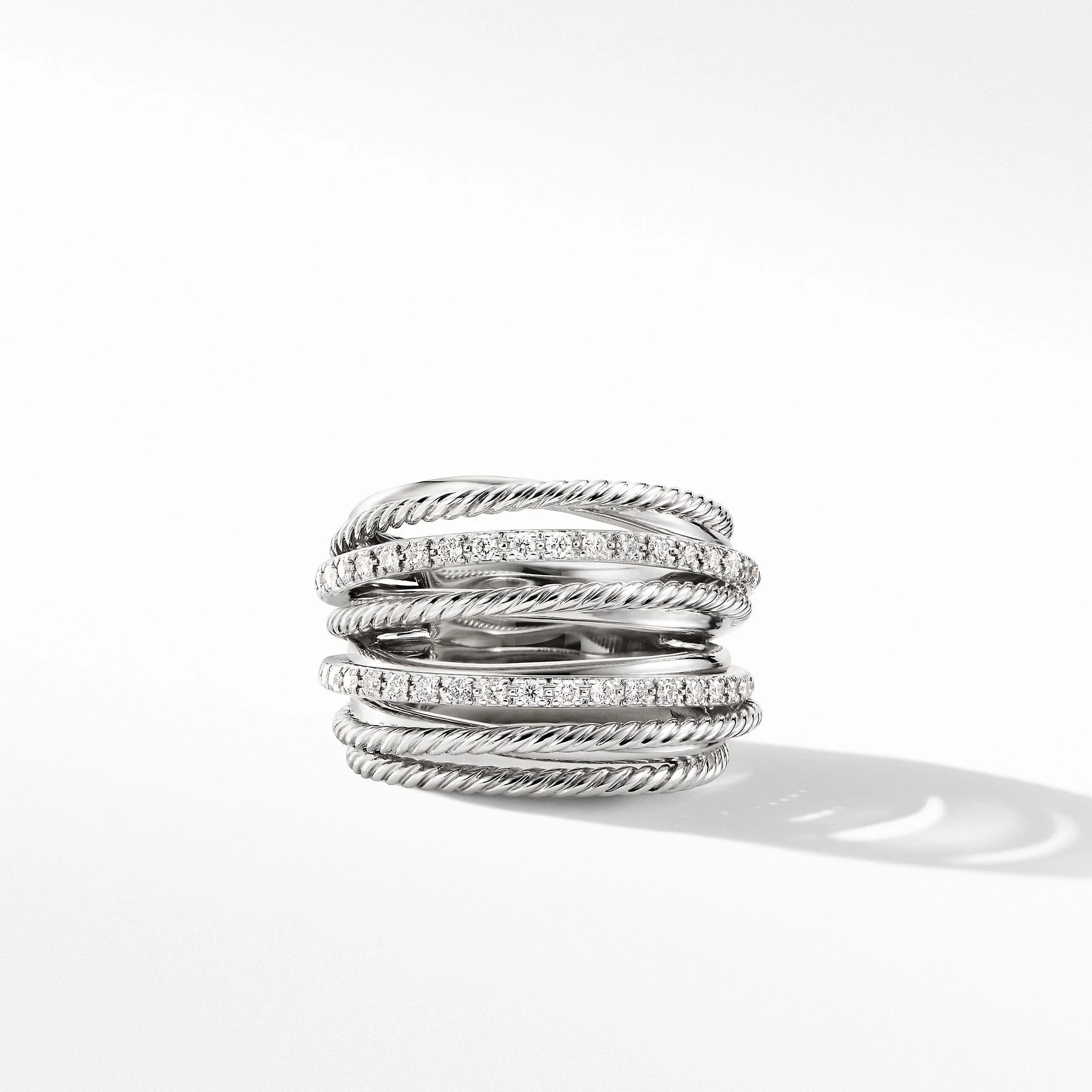 The Crossover Collection® Wide Ring with Diamonds - Image 2