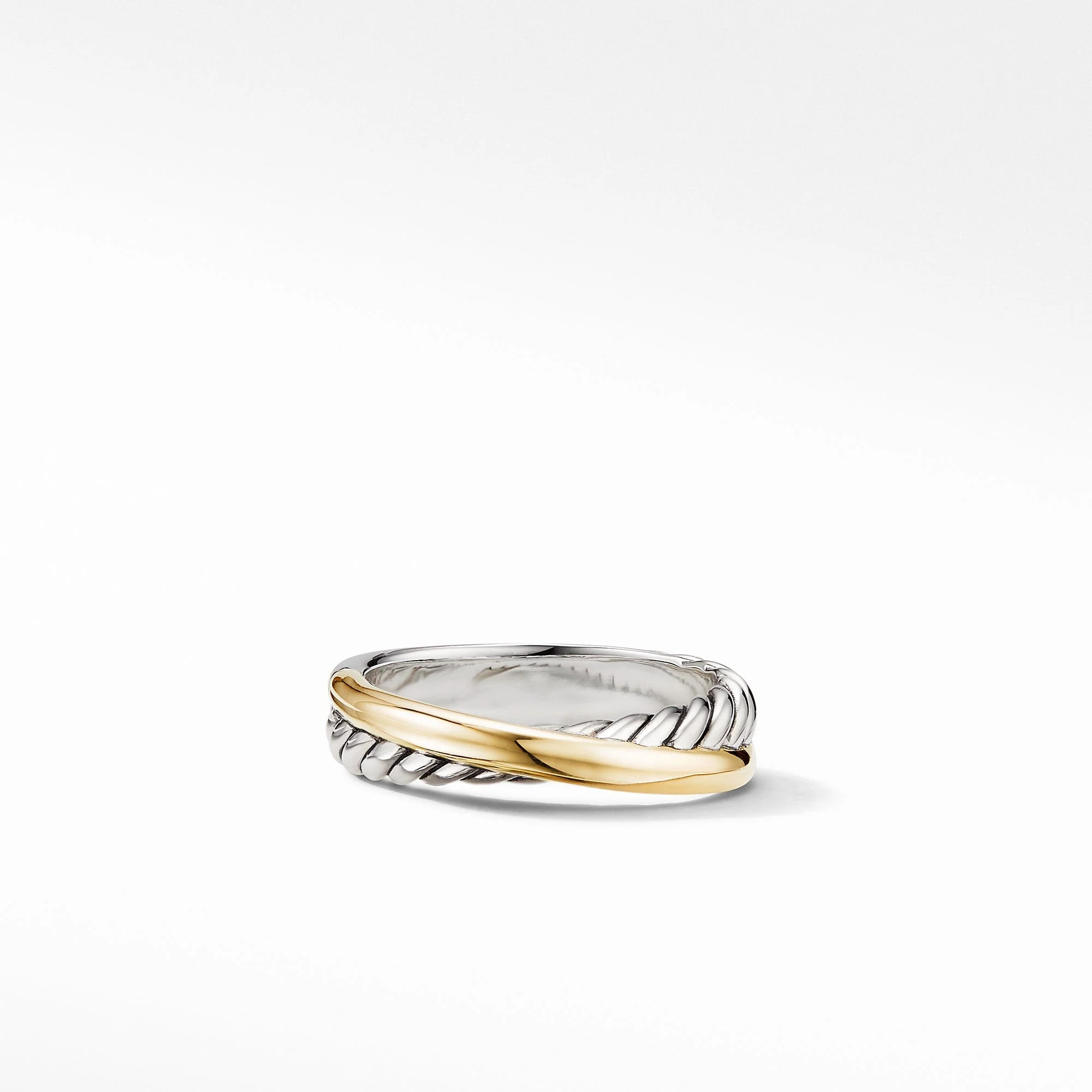 Crossover Ring with 18K Yellow Gold - Image 3