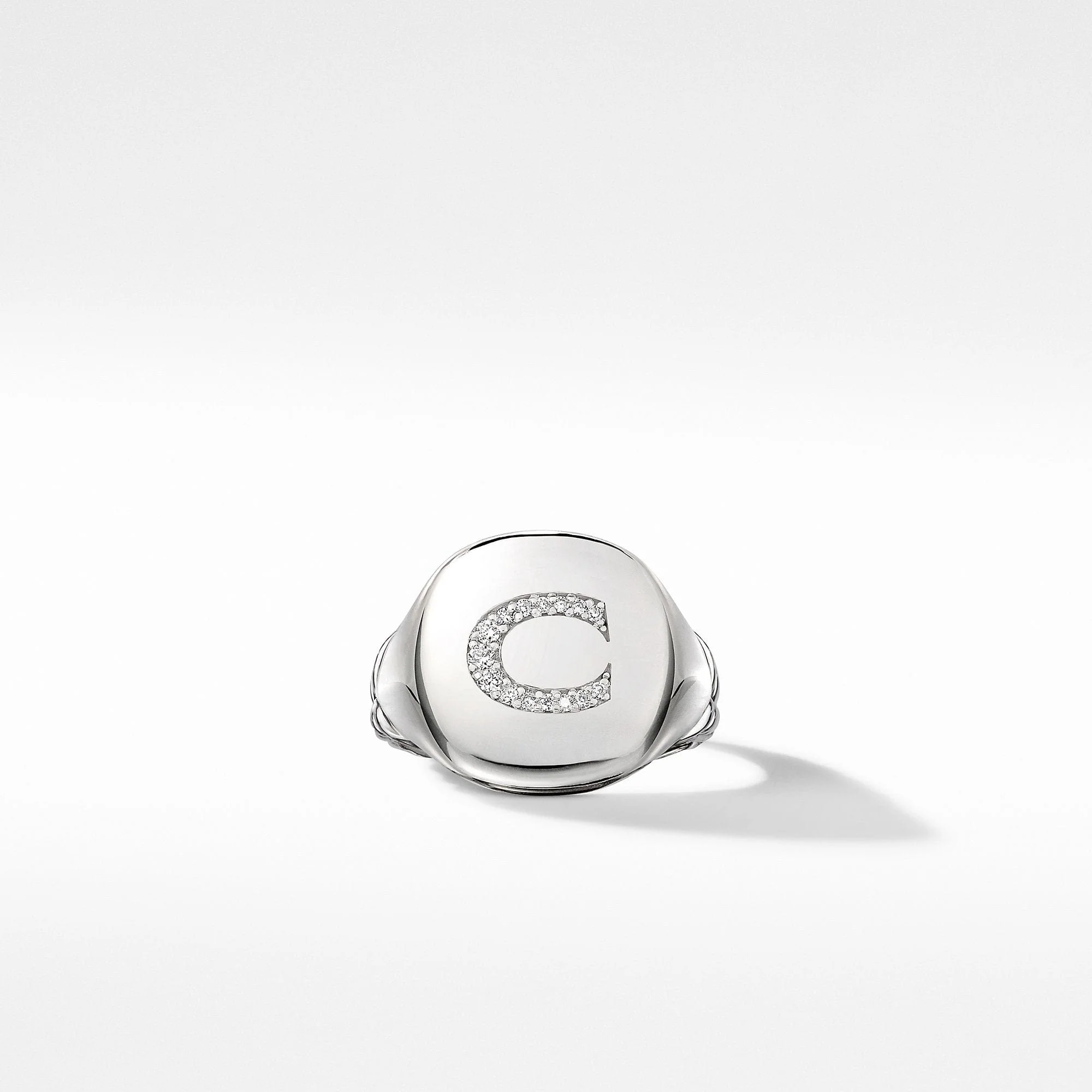DY Initial Pinky Ring - Image 2