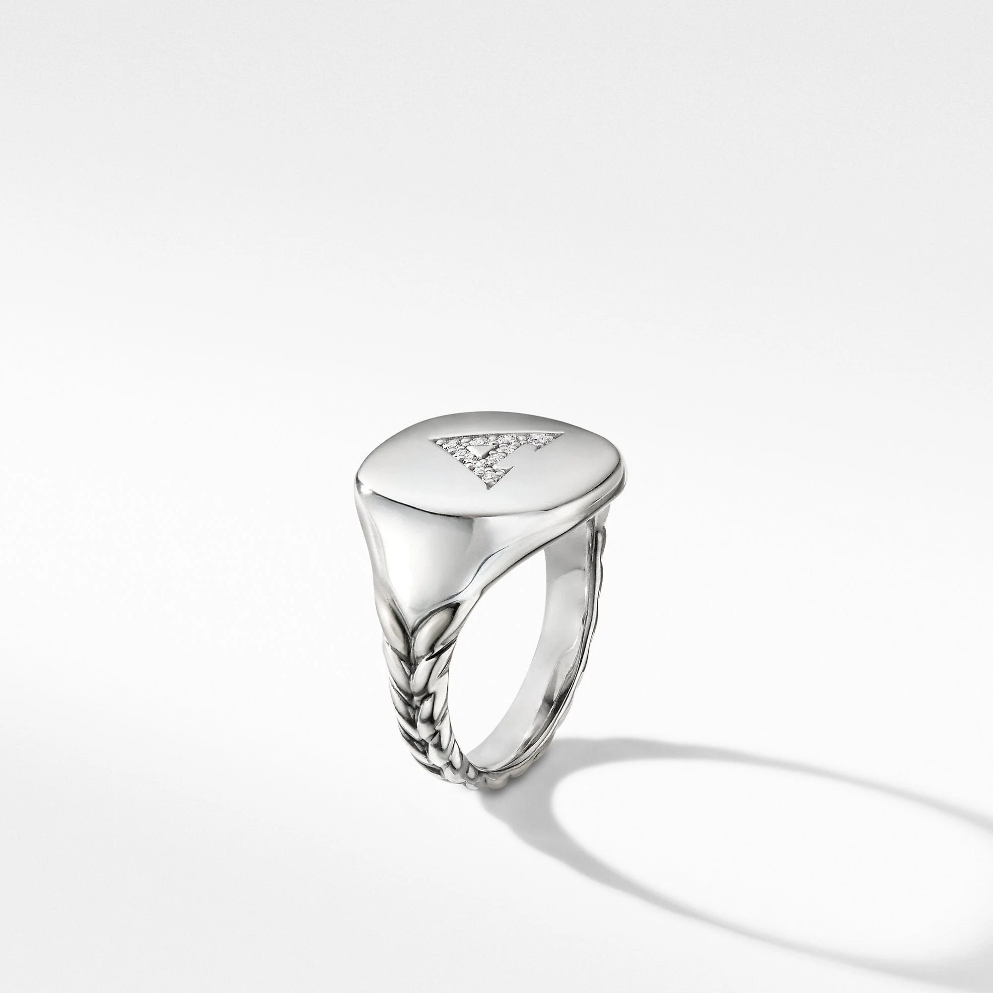 DY Initial Pinky Ring - Image 3