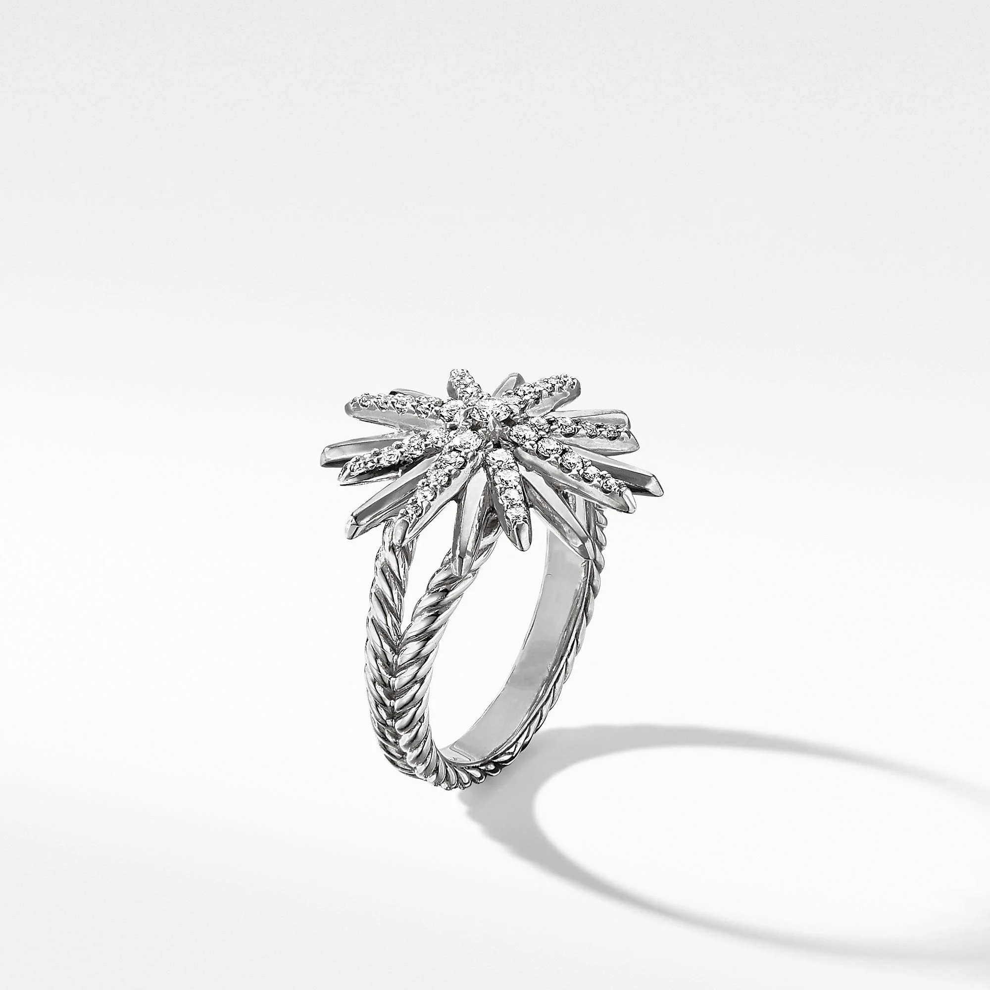 Starburst Ring with Pavé Diamonds - Image 3