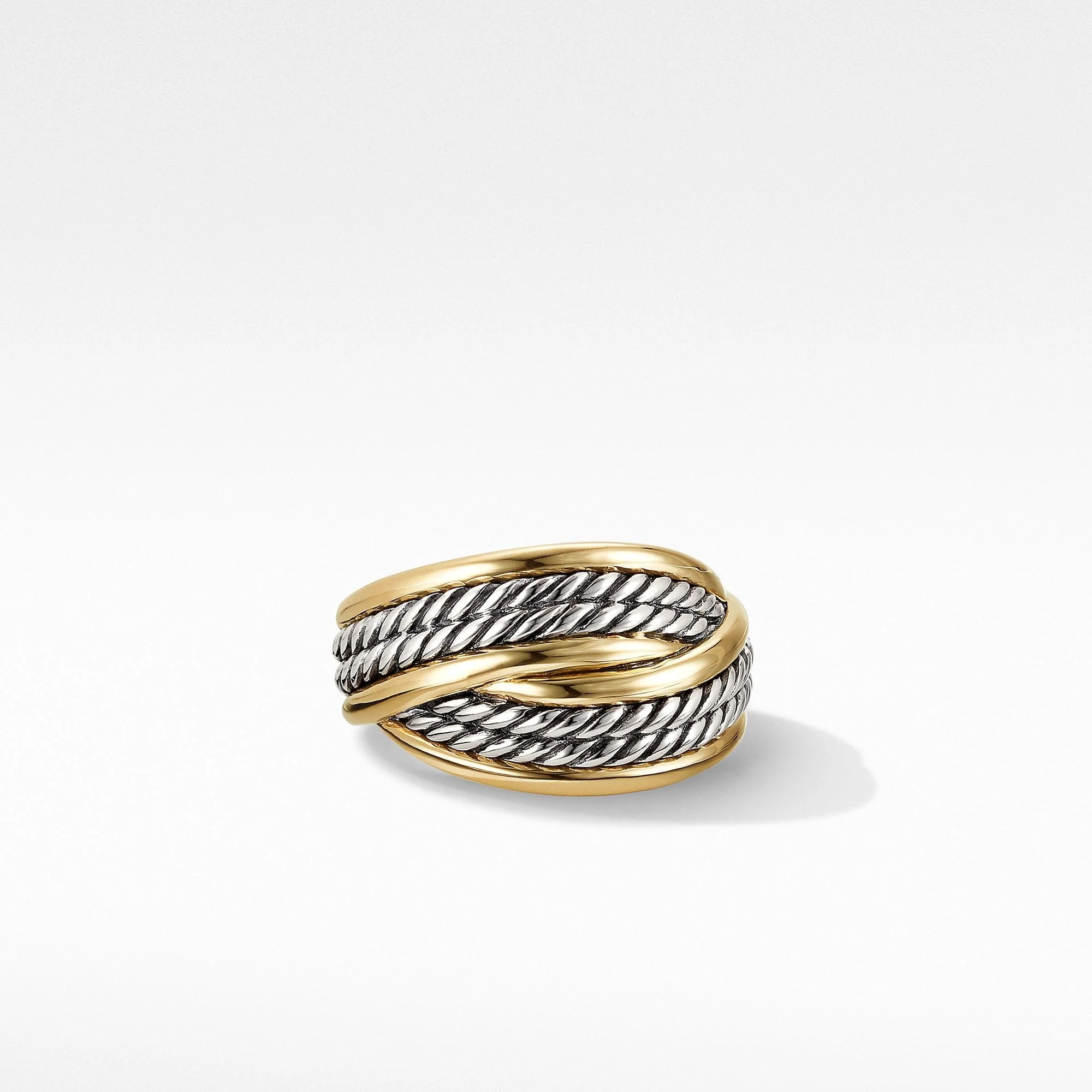 DY Origami Ring with 18K Yellow Gold - Image 2