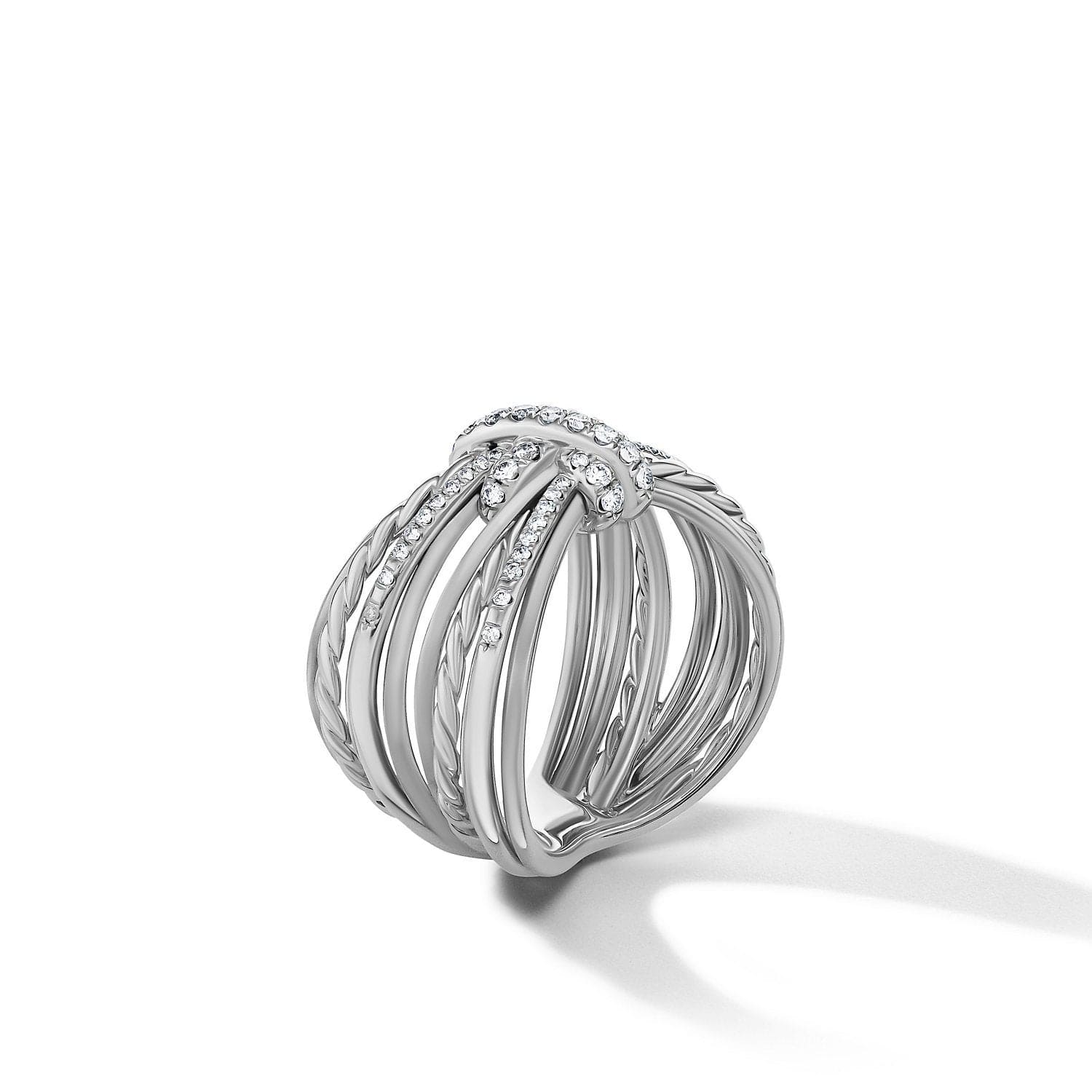 Angelika Maltese Ring with Pavé Diamonds - Image 2