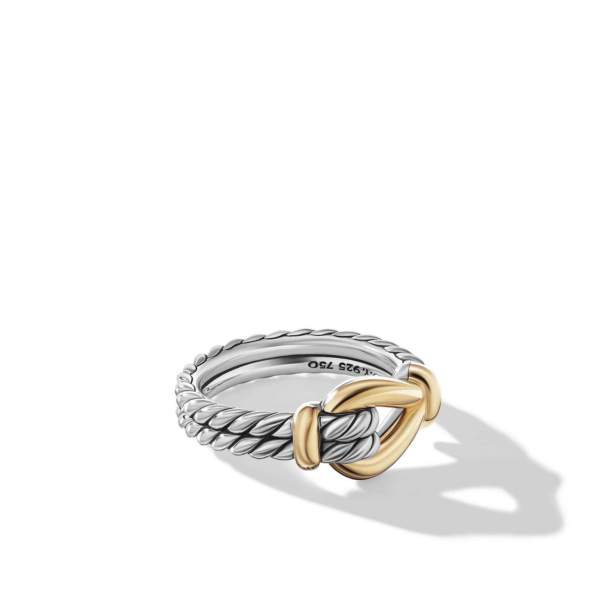 Thoroughbred Loop Ring with 18K Yellow Gold