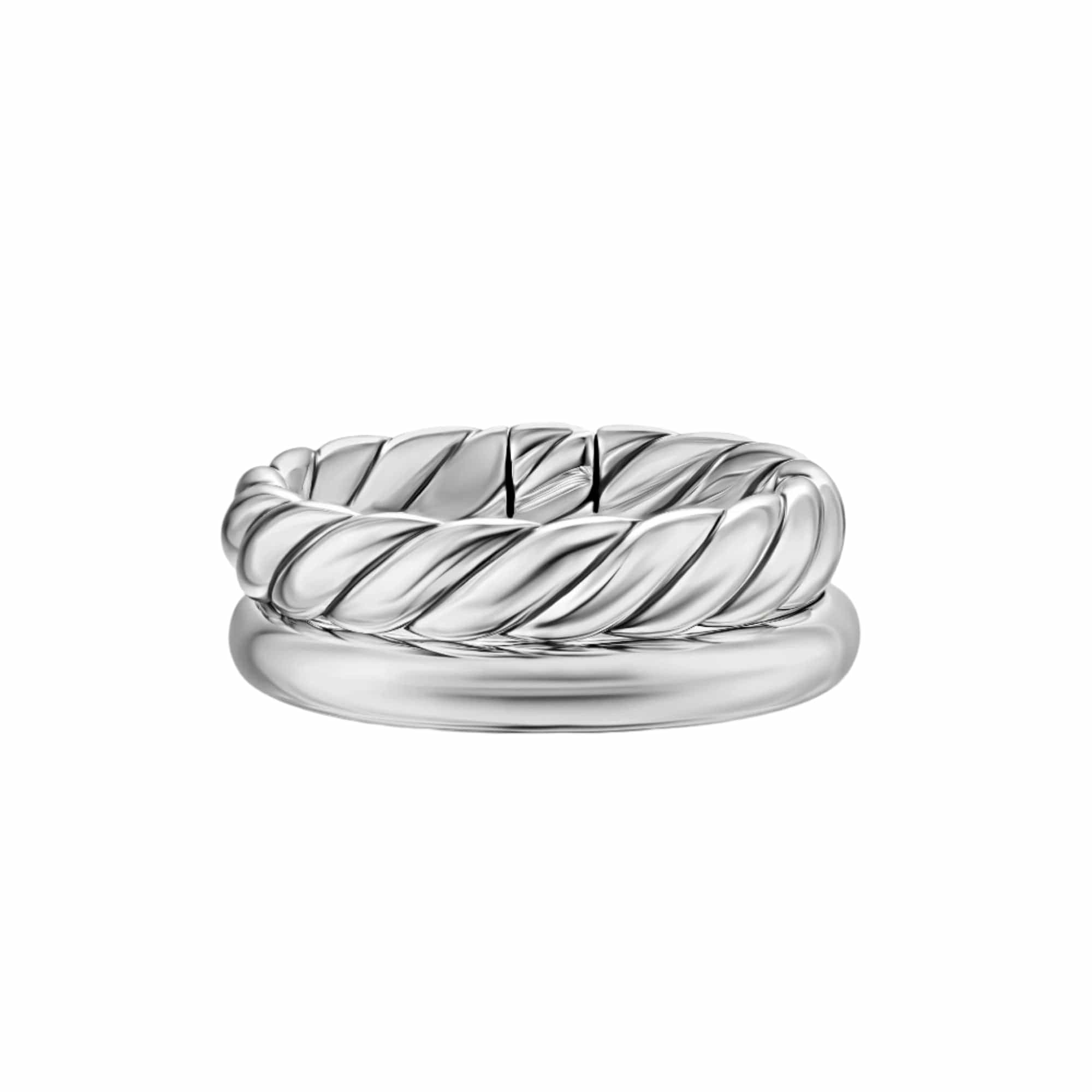 DY Mercer® Two Row Ring Sterling Silver, 8mm