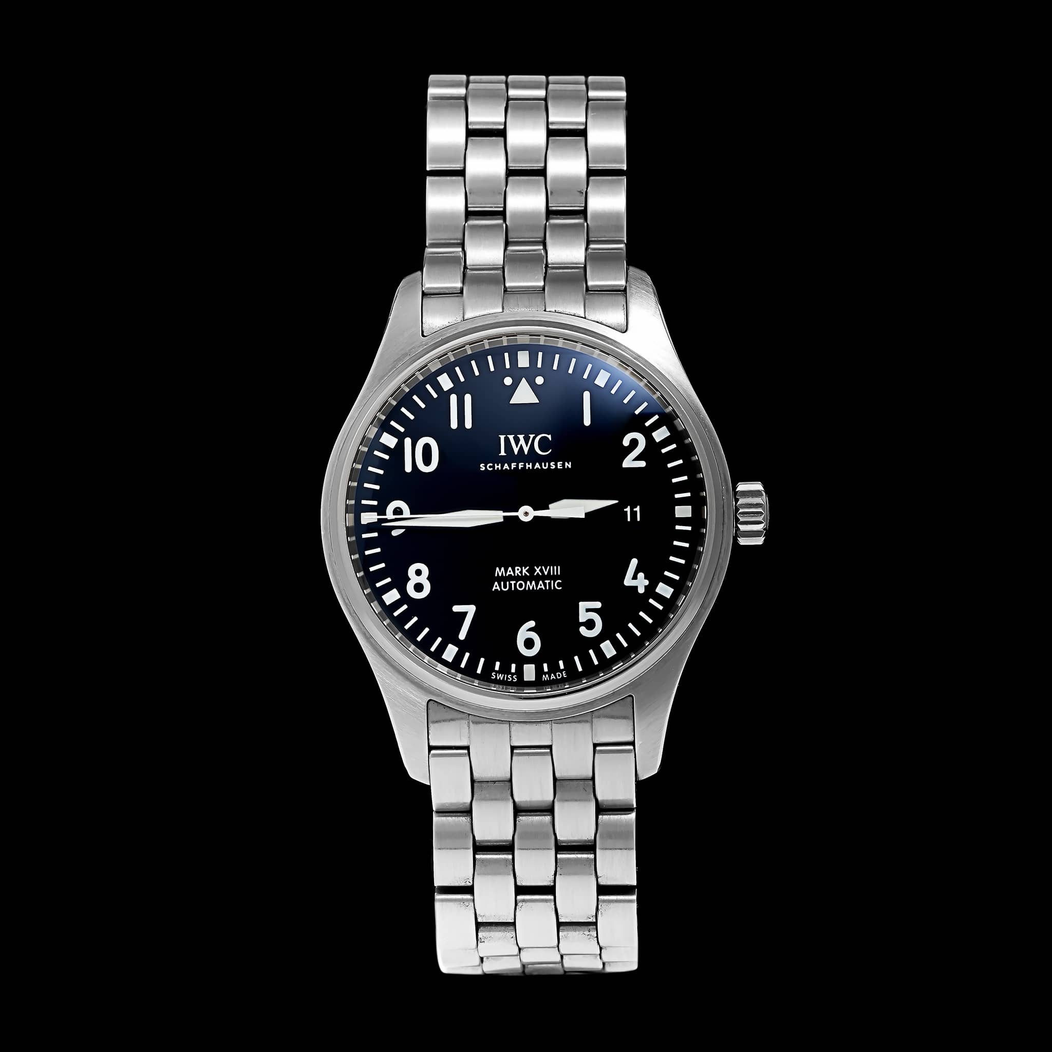 Stainless Steel Pre-Owned IWC Pilot Mark XVIII Estate Watch