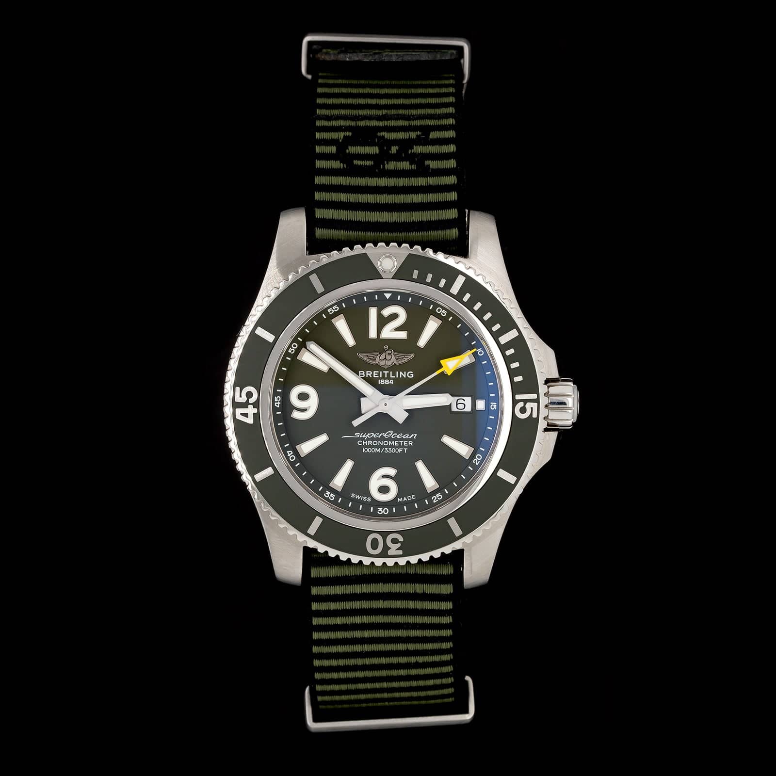 Stainless Steel Pre-Owned Breitling Superocean 1000m. Estate Watch
