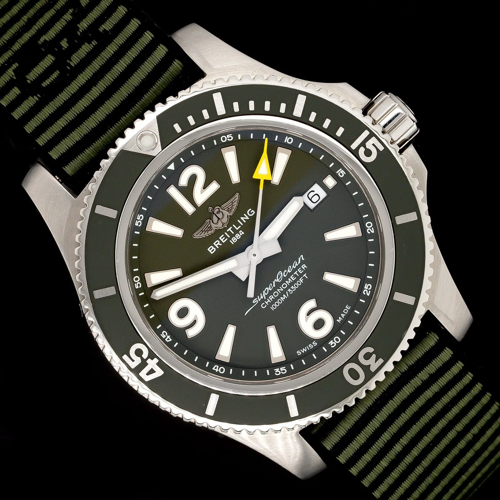 Stainless Steel Pre-Owned Breitling Superocean 1000m. Estate Watch - Image 3