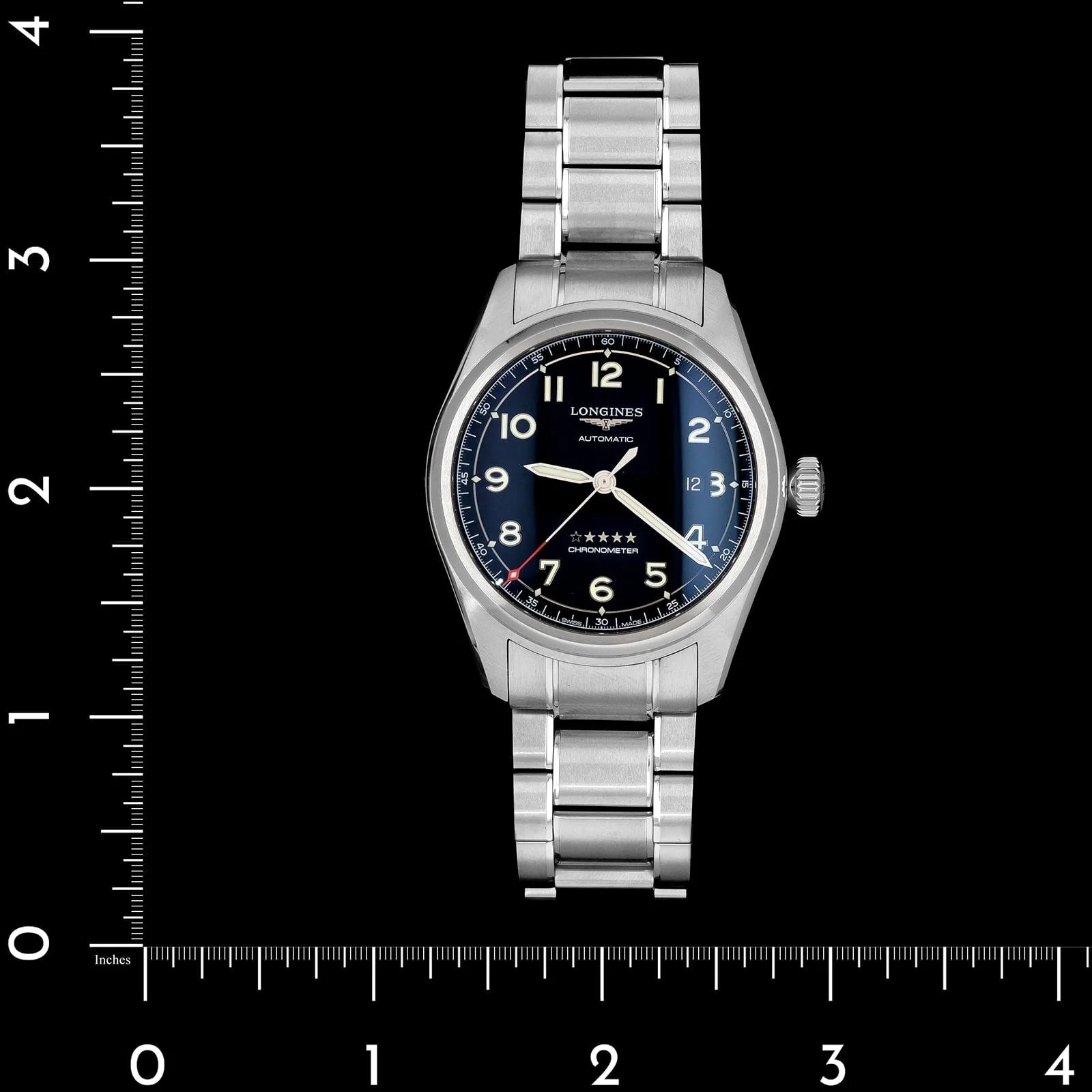 Stainless Steel Pre-Owned Longines Spirit Prestige Edition Estate Watch - Image 5