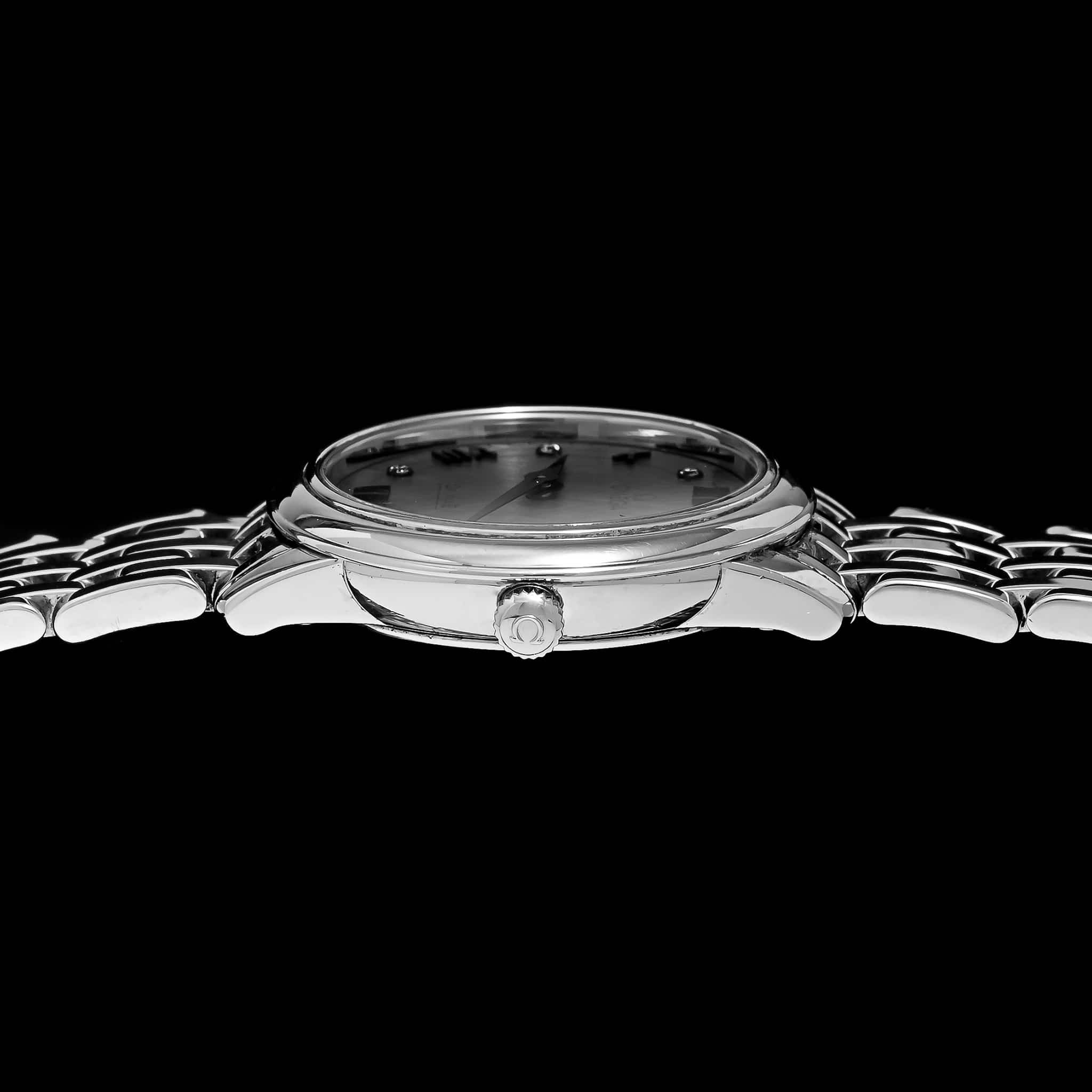 Stainless Steel Pre-Owned Omega DeVille Prestige Estate Watch - Image 2