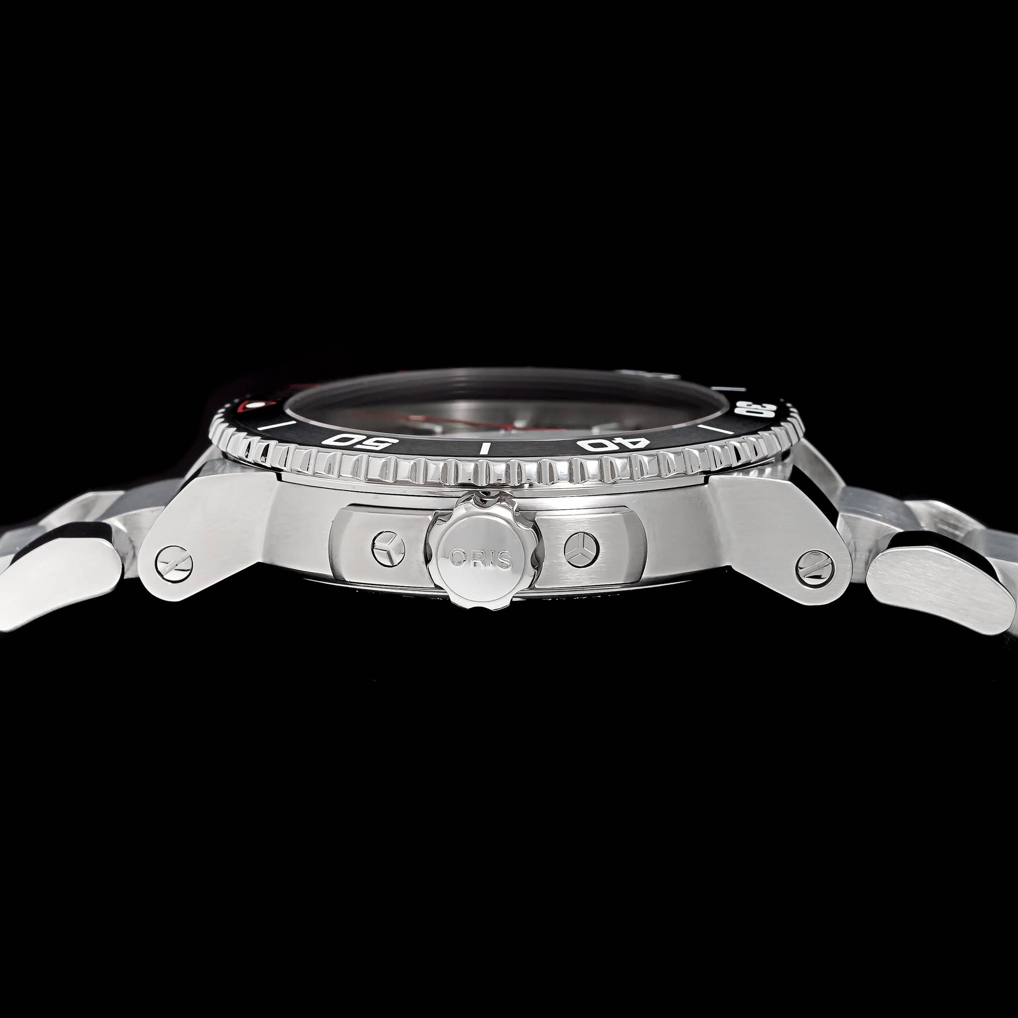 Stainless Steel Pre-Owned Oris Red Sea Lefty, Limited Edition Estate Watch - Image 2