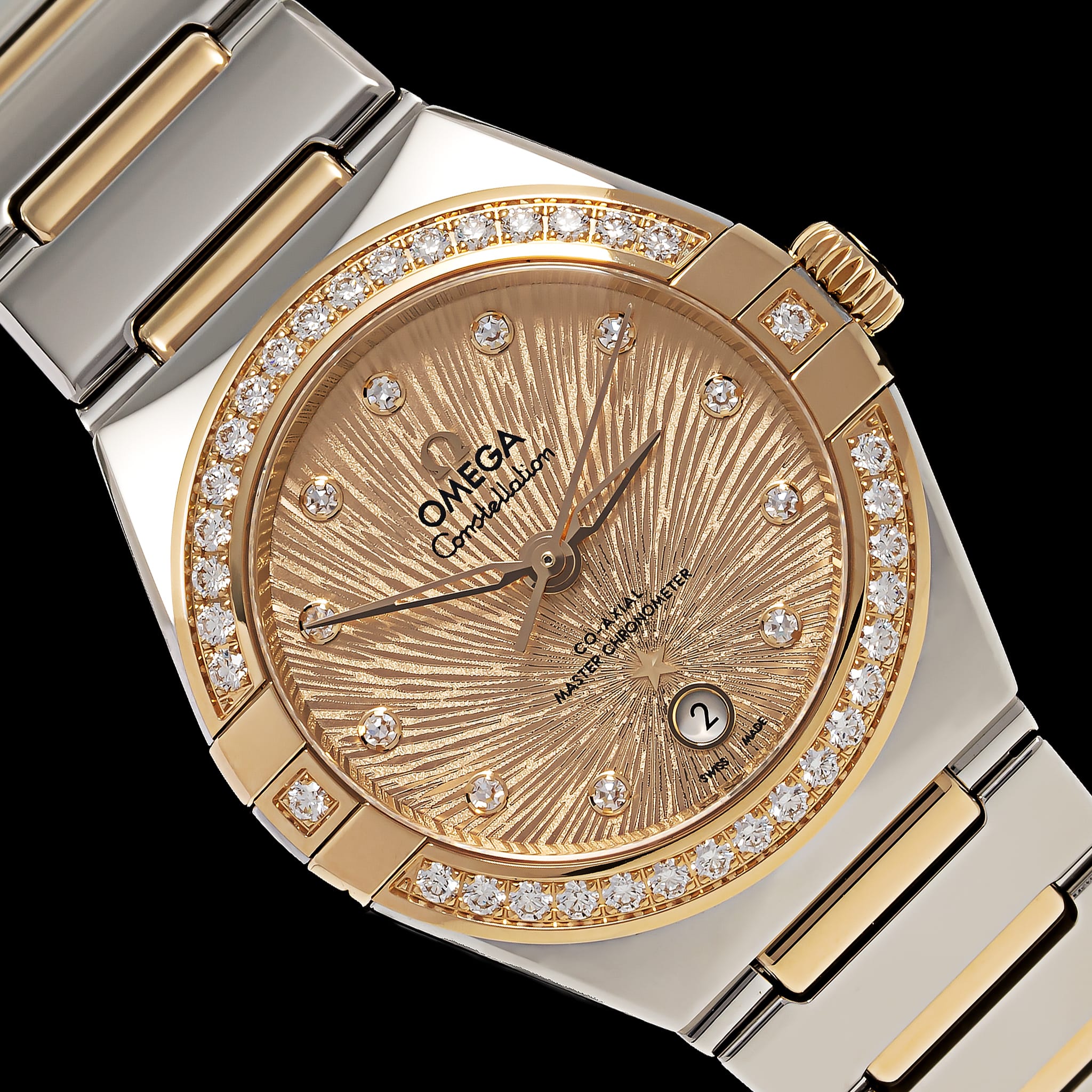 Stainless Steel & Yellow Gold Pre-Owned Omega Constellation Estate Watch - Image 3