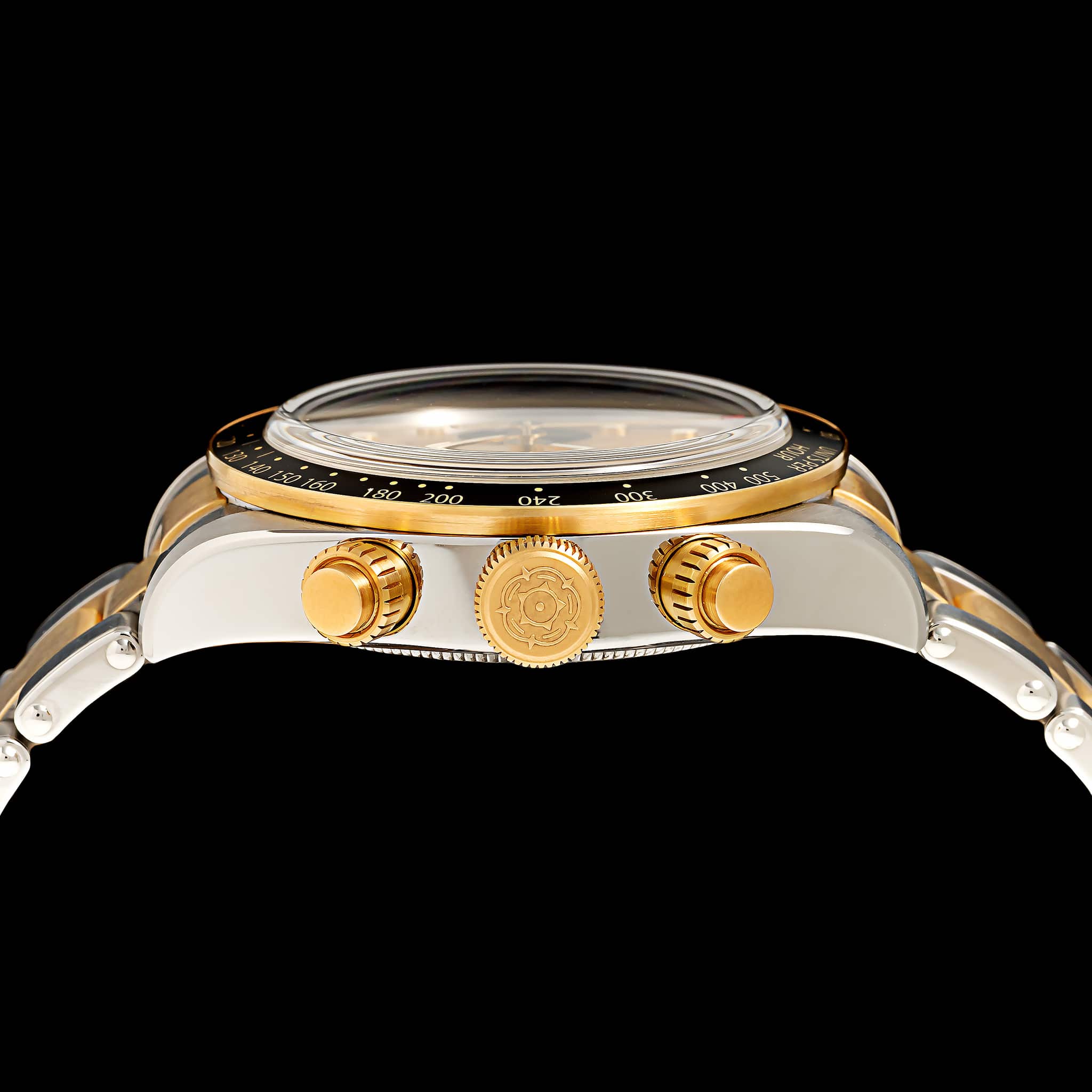 Stainless Steel & Yellow Gold Pre-Owned TUDOR Black Bay Chrono Estate Watch - Image 2
