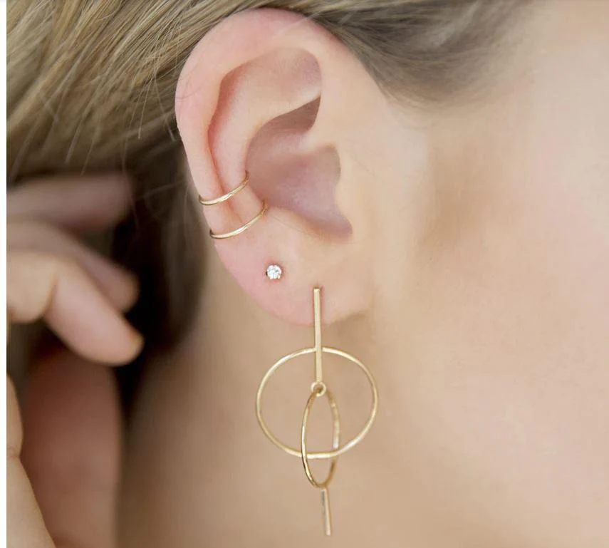 14K Yellow Gold Ear Cuff - Image 2