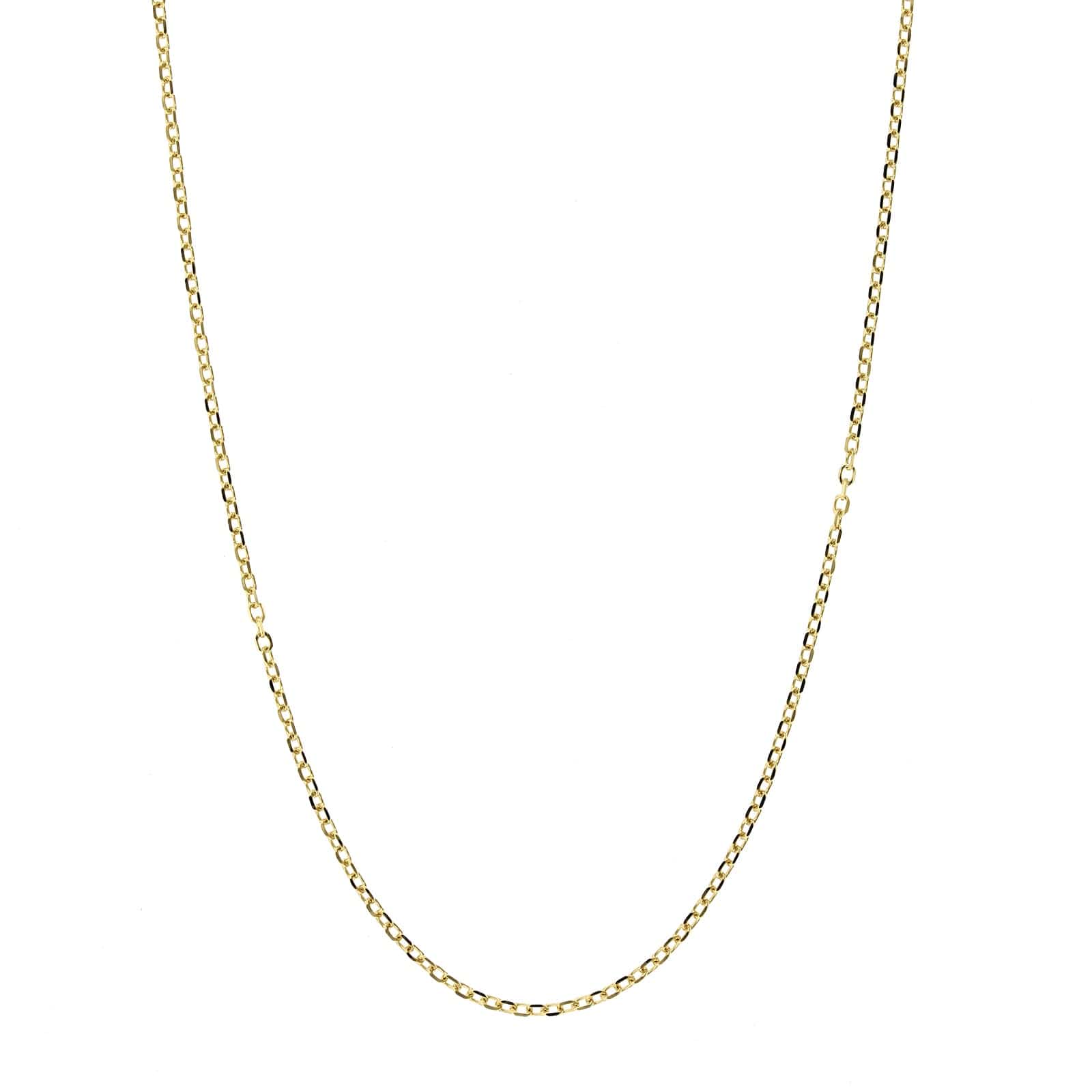 14K Yellow Gold Cable Chain Necklace