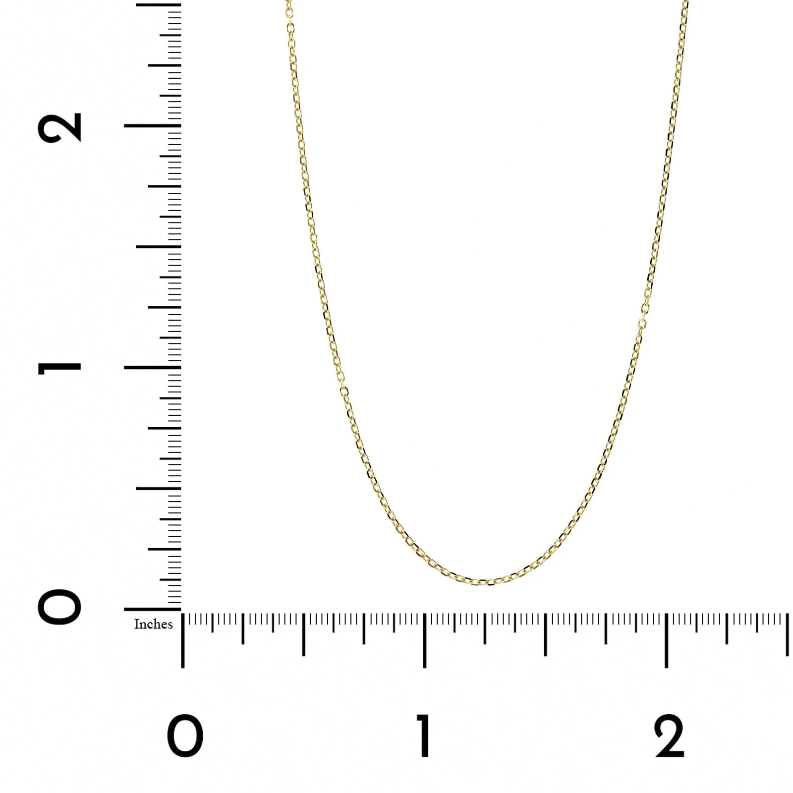 14K Yellow Gold Cable Chain Necklace - Image 3