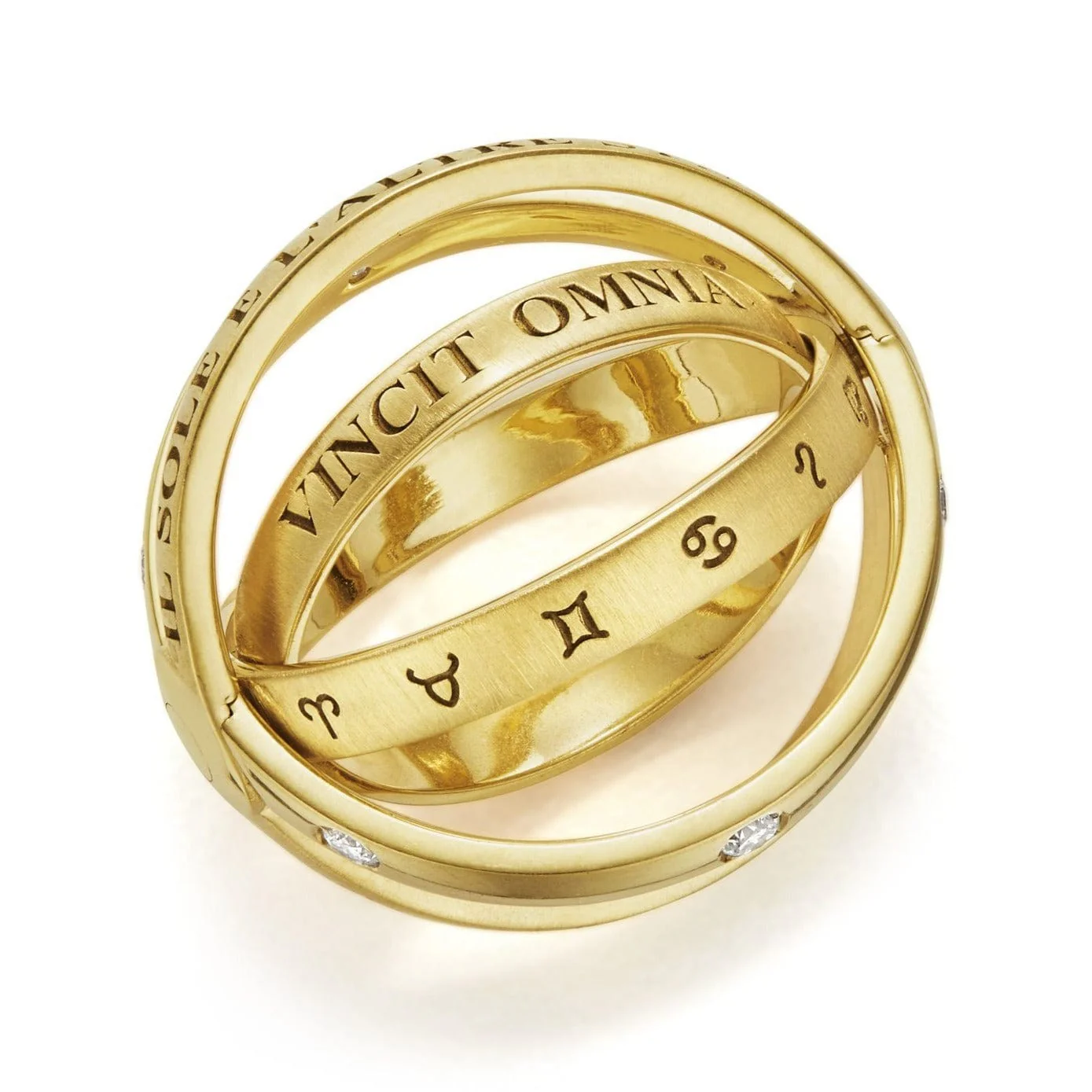 Temple St. Clair 18K Yellow Gold Astrid Convert Diamond Ring - Image 5