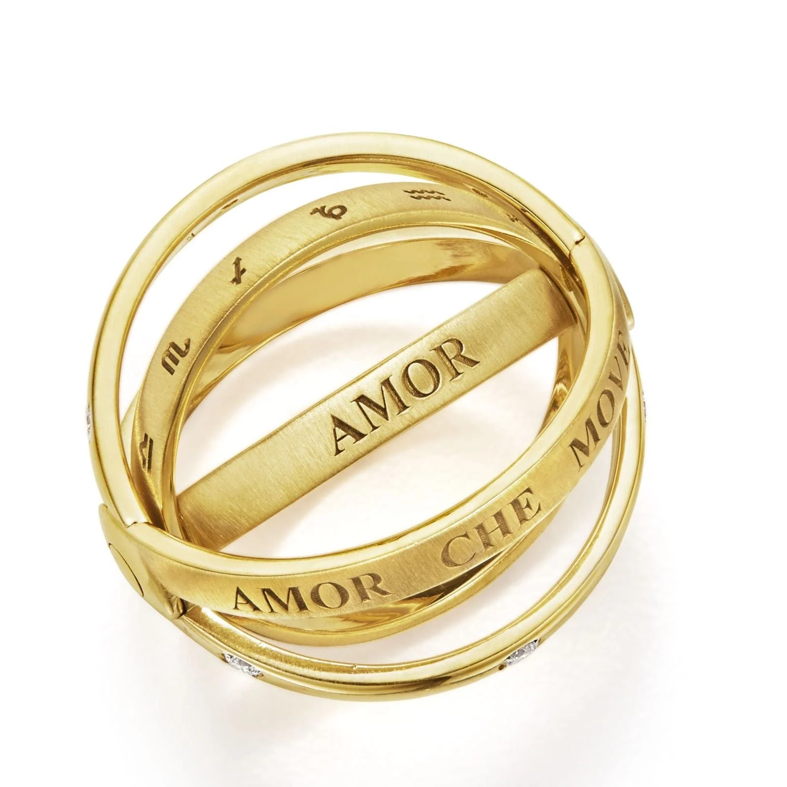 Temple St. Clair 18K Yellow Gold Astrid Convertible Diamond Ring - Image 2