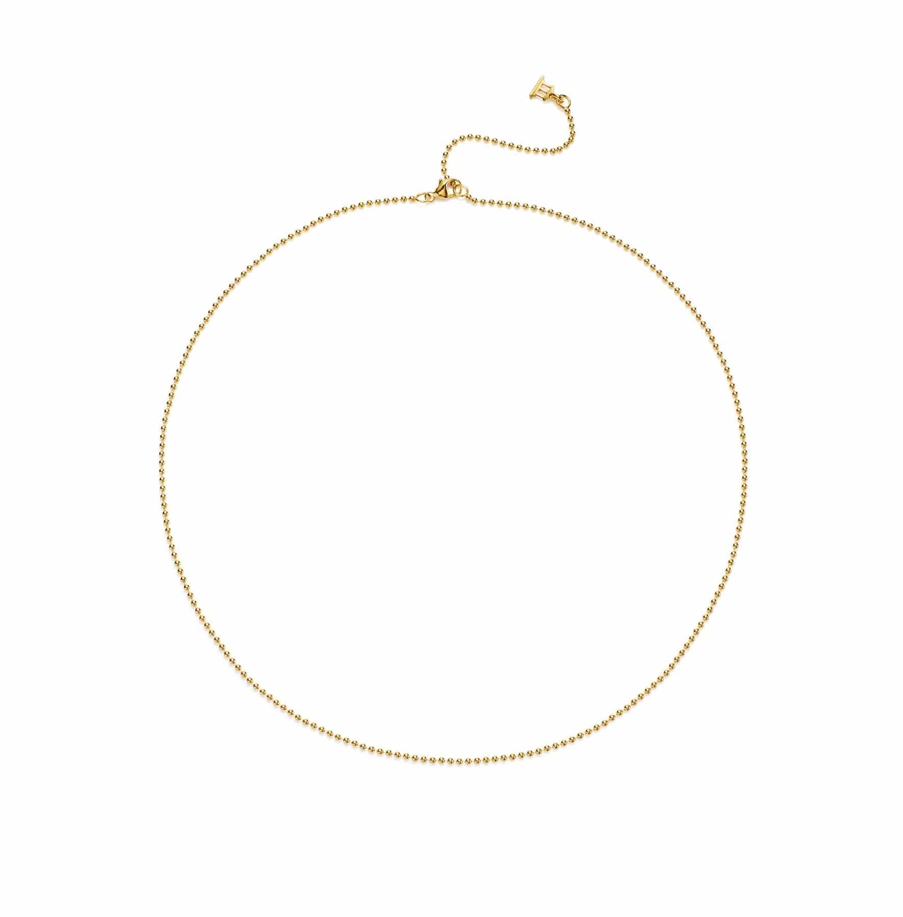 Temple St. Clair 18K Yellow Gold Ball Chain Necklace