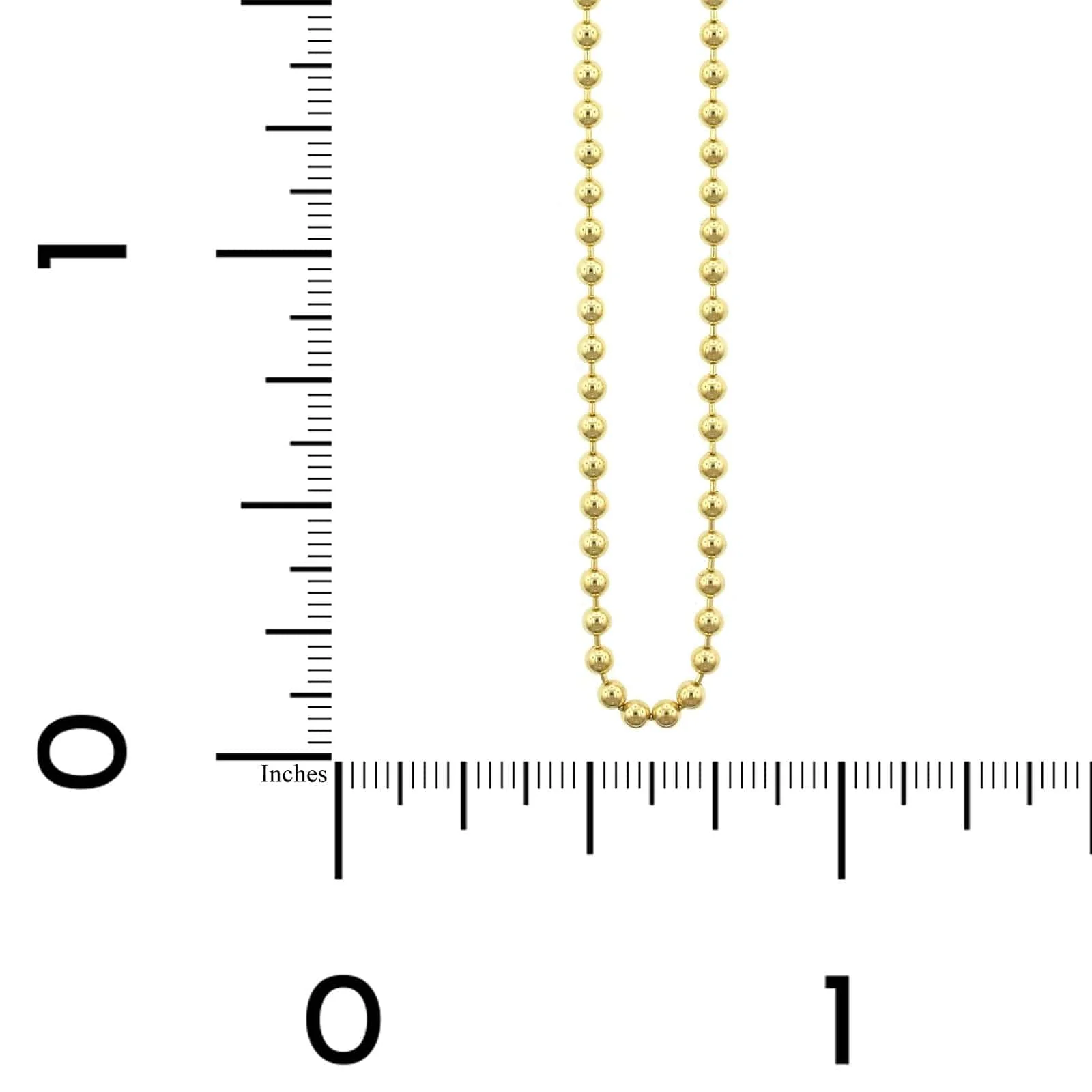 Temple St. Clair 18K Yellow Gold Ball Chain Necklace - Image 3