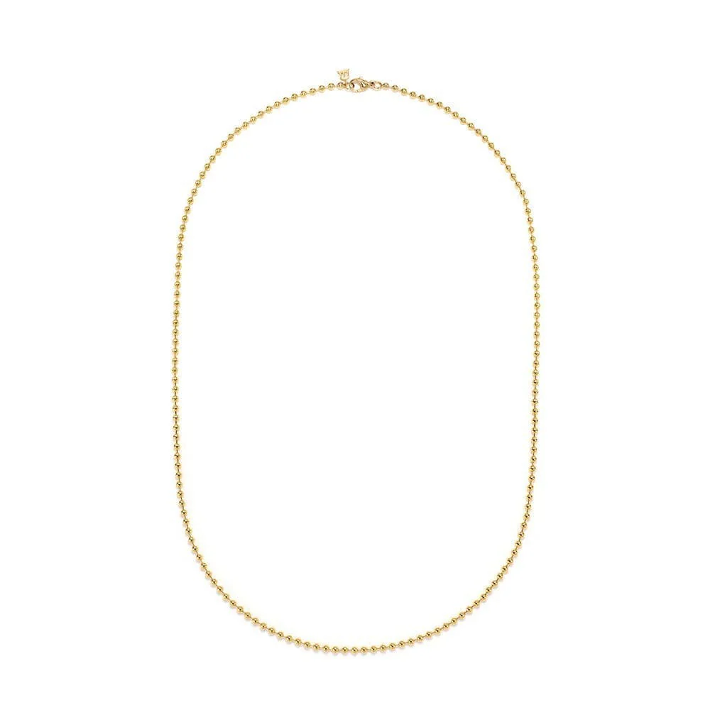 Temple St. Clair 18K Yellow Gold Ball Chain Necklace