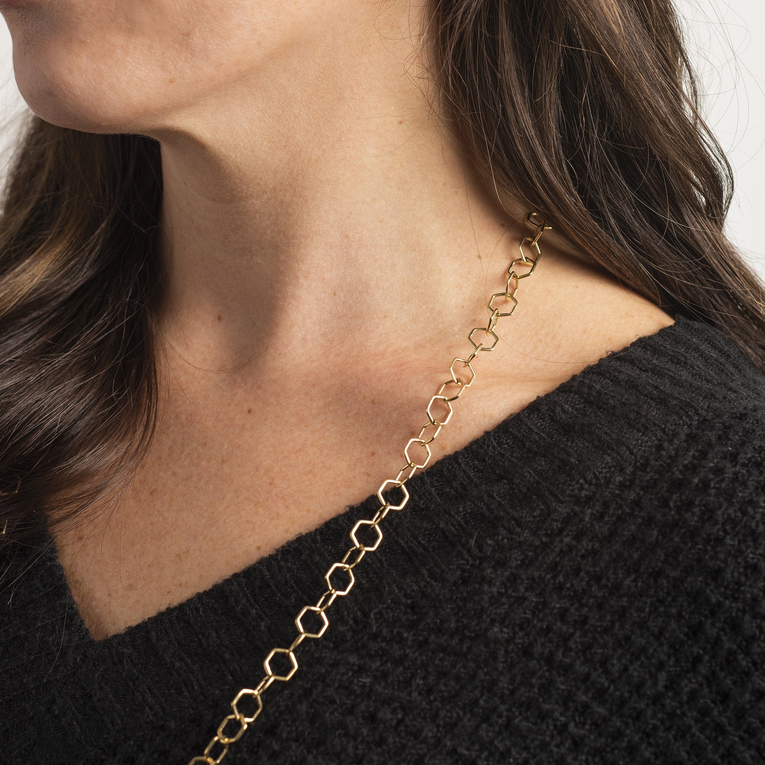 Temple St. Clair 18K Yellow Gold Beehive Chain - Image 2