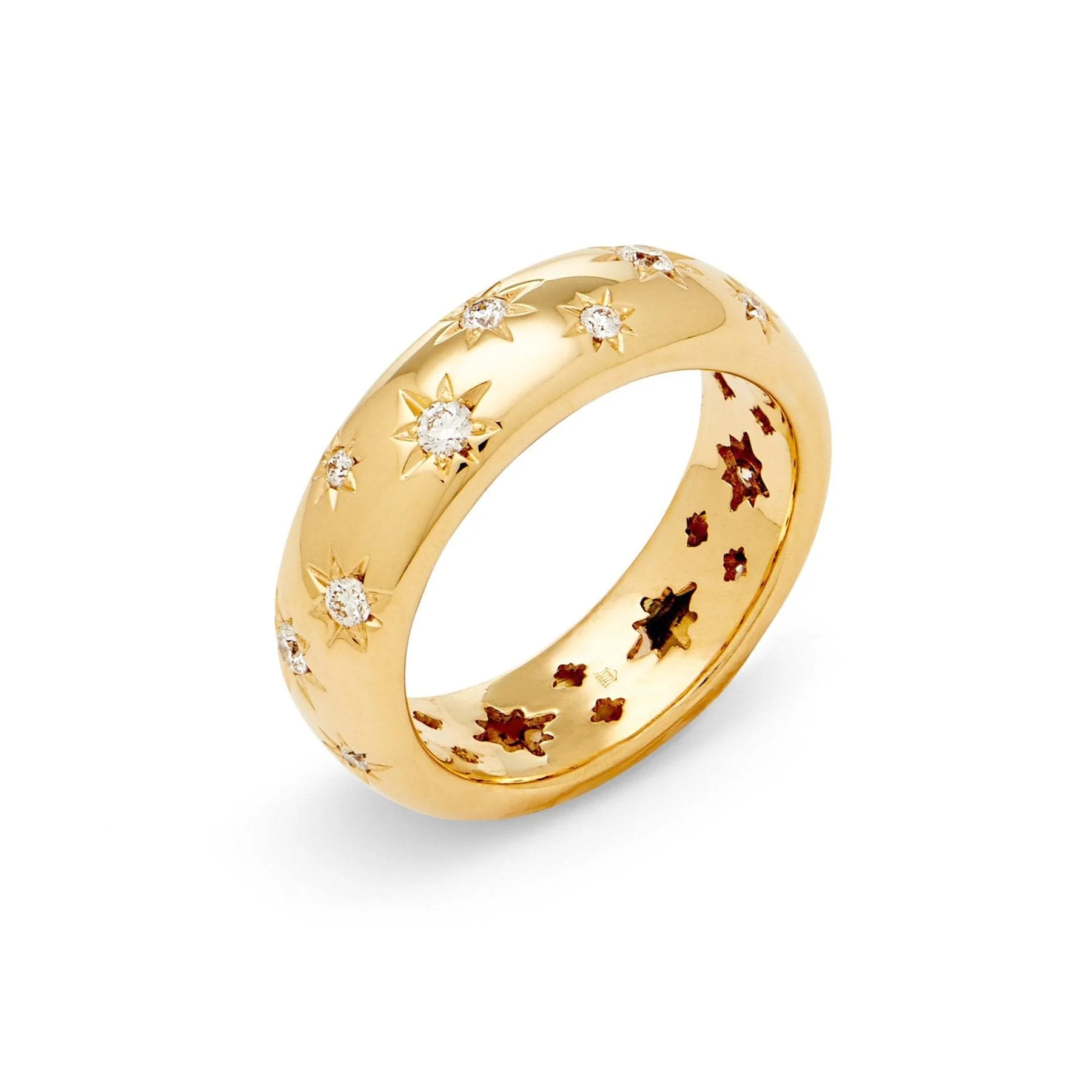 Temple St. Clair 18K Yellow Gold Cosmo Diamond Ring - Image 3