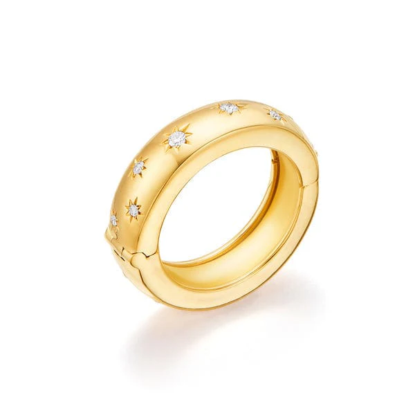 Temple St. Clair 18K Yellow Gold Cosmos Secret Band