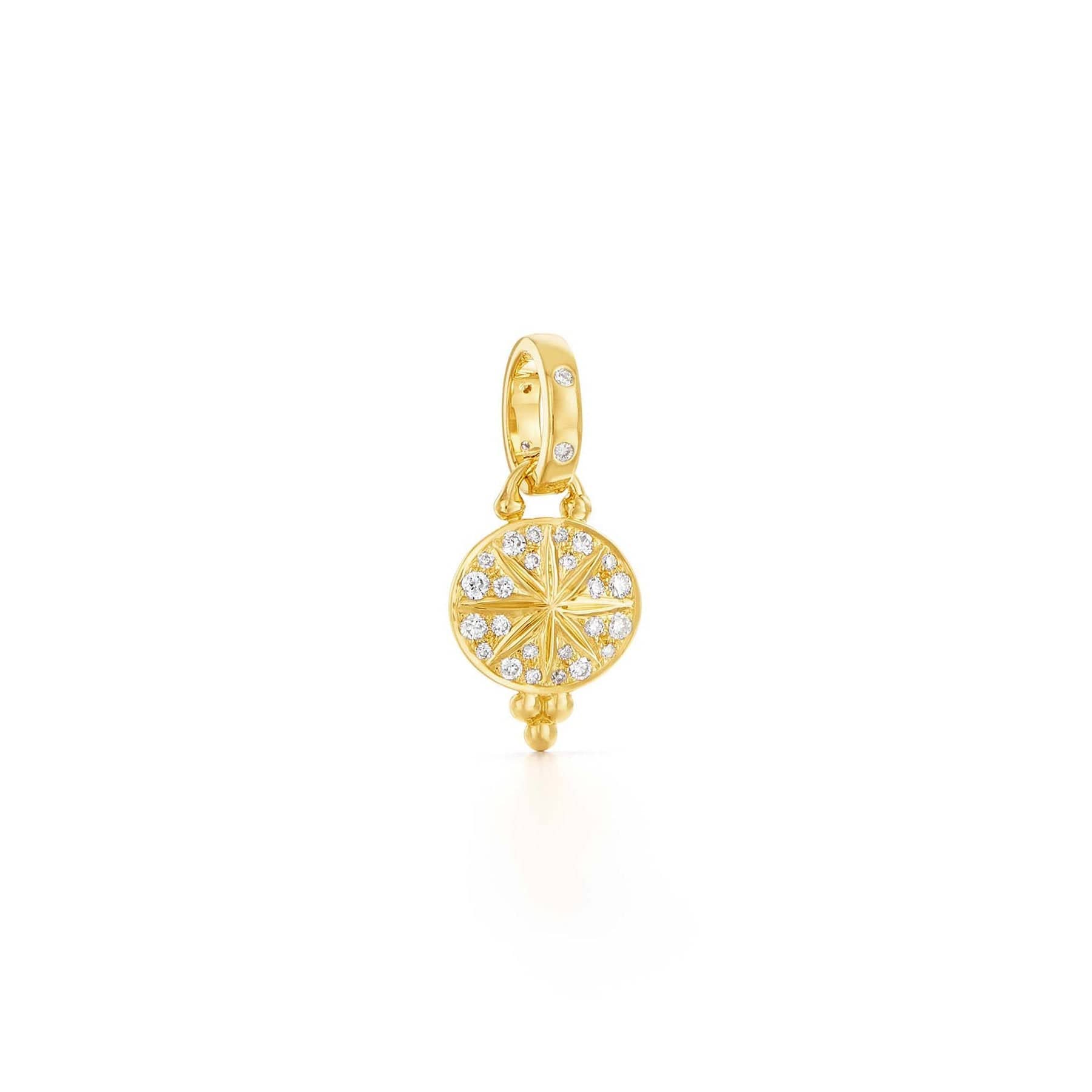 Temple St. Clair 18K Yellow Gold Sorcerer Diamond Pendant