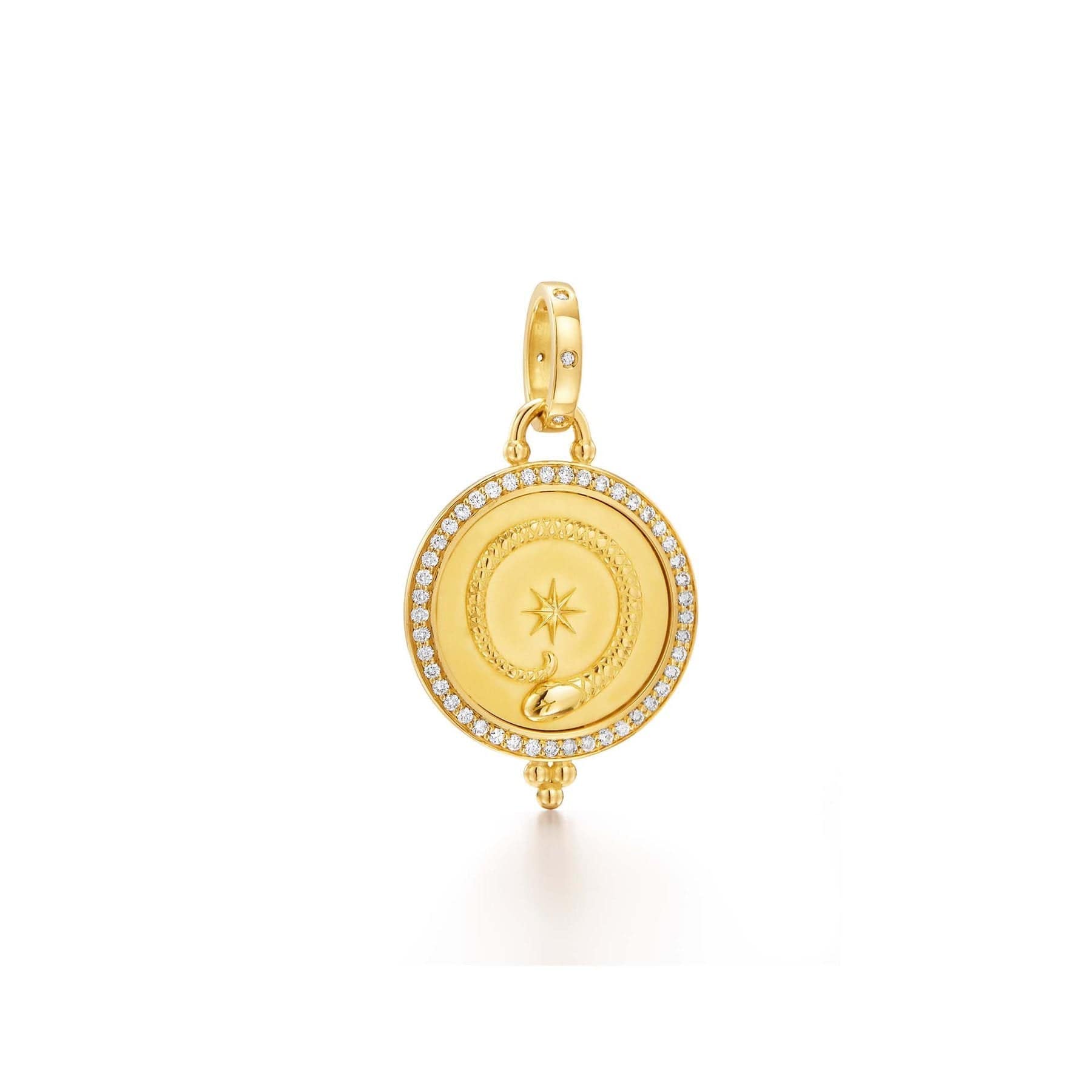 Temple St. Clair 18K Yellow Gold Terra Diamond Pendant