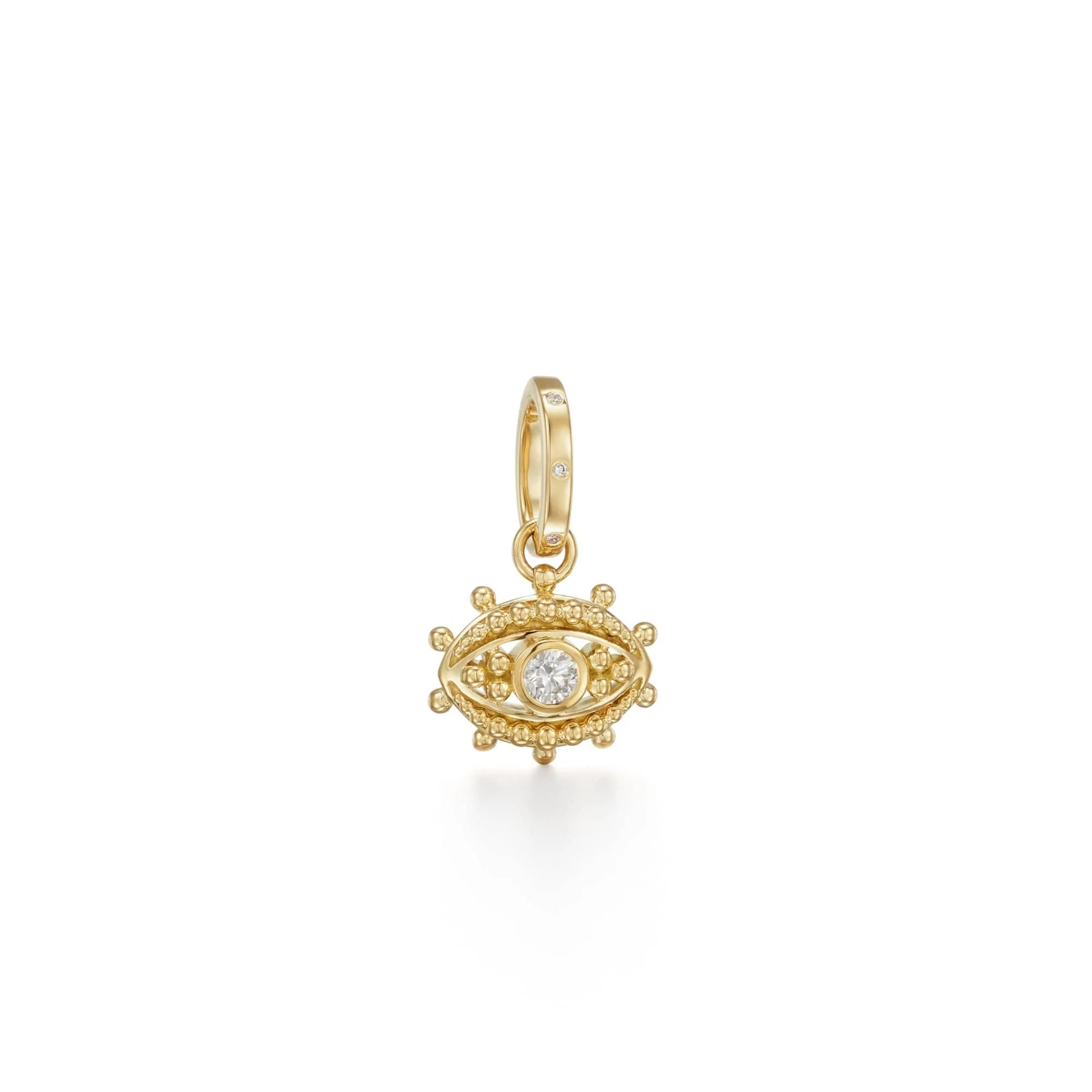 Temple St. Clair 18K Yellow Gold Third Eye Diamond Pendant