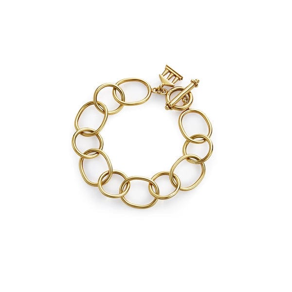 Temple St. Clair 18K Yellow Round Link Bracelet
